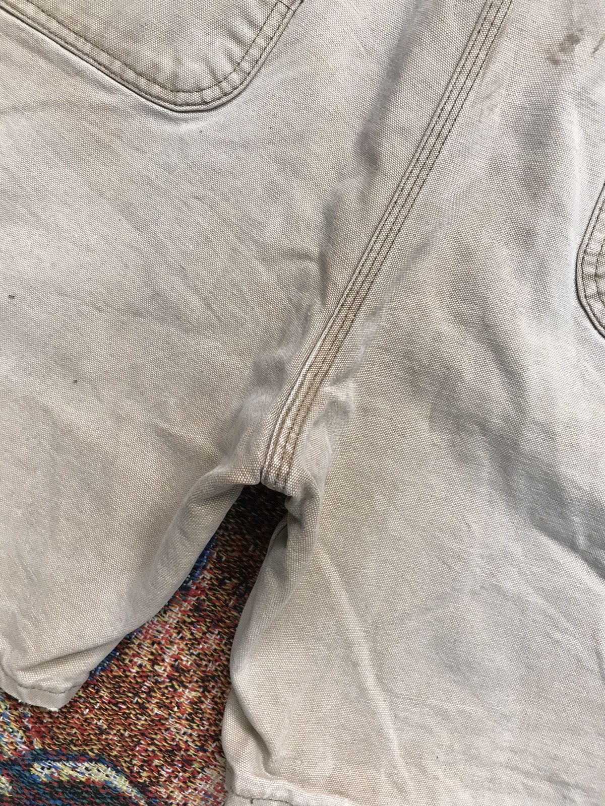 Carhartt 90sVintage Carharttt WU1906 sunfaded carpenter denim short Size US 42 / EU 58 - 17 Thumbnail
