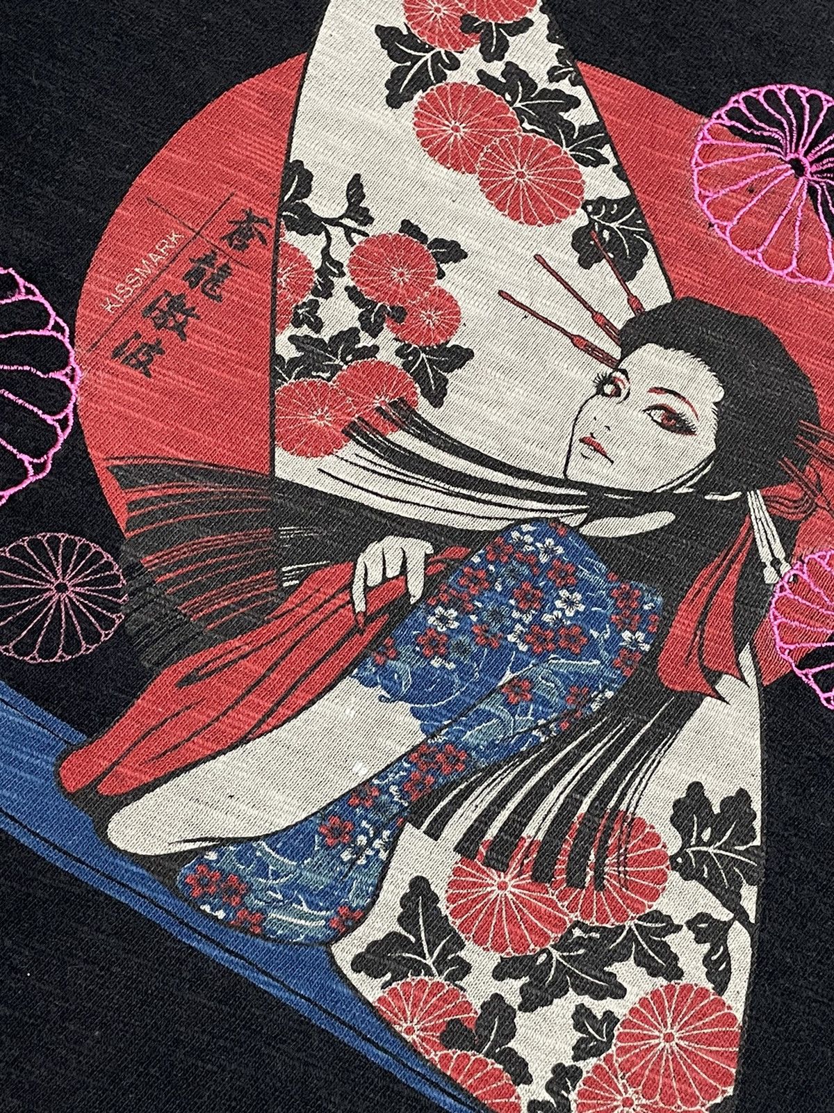 Hysteric Glamour × Japanese Brand × Vintage Kissmark Geisha Embroidery Umbrella Yakuza Japanese Culture Size US M / EU 48-50 / 2 - 5 Thumbnail