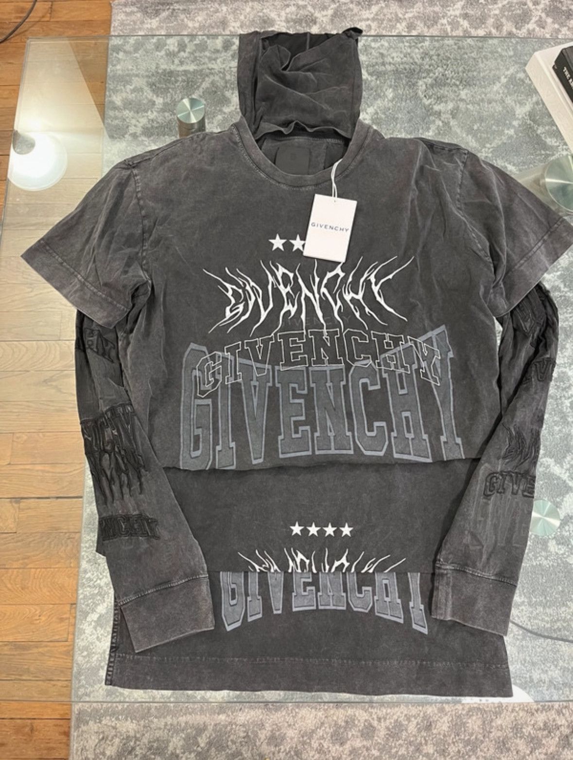 Givenchy Givenchy Layered T-Shirt Rare Size Size US XXS / EU 40 - 2 Thumbnail