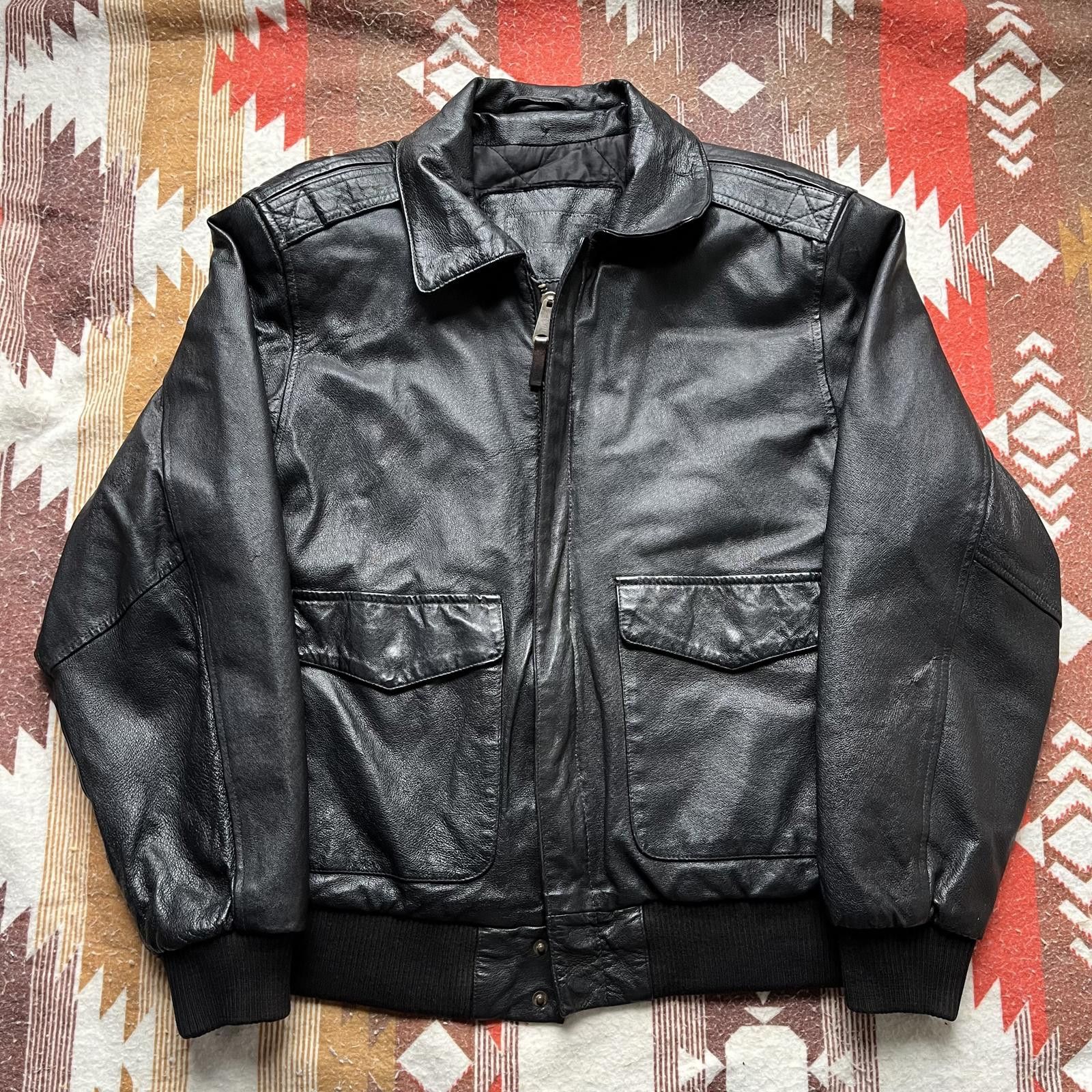 ジャケット・アウター 90s type a-2 real leather bomber jacket 90s type A-2 real leather bomber Jkt t