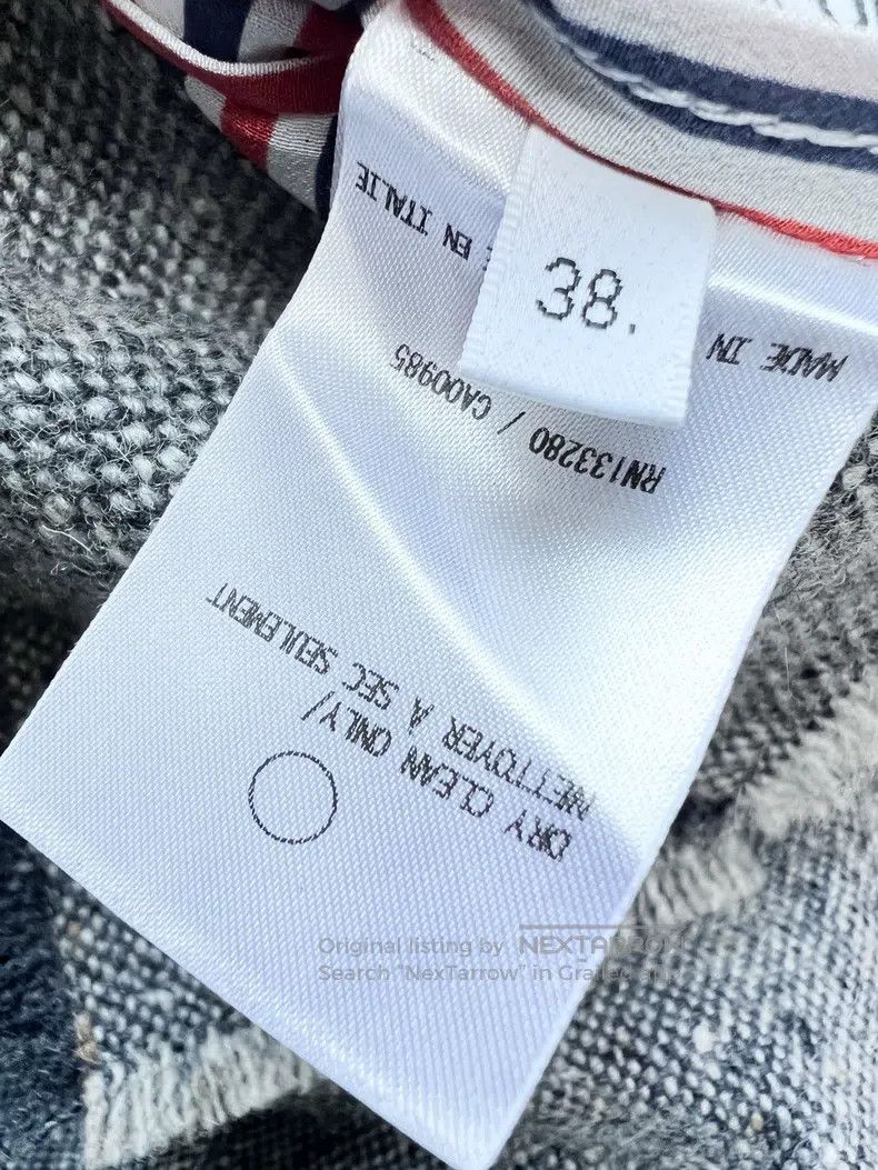 Thom Browne Thom Browne Gray Long Wool Coat Size XS / US 0-2 / IT 36-38 - 6 Thumbnail