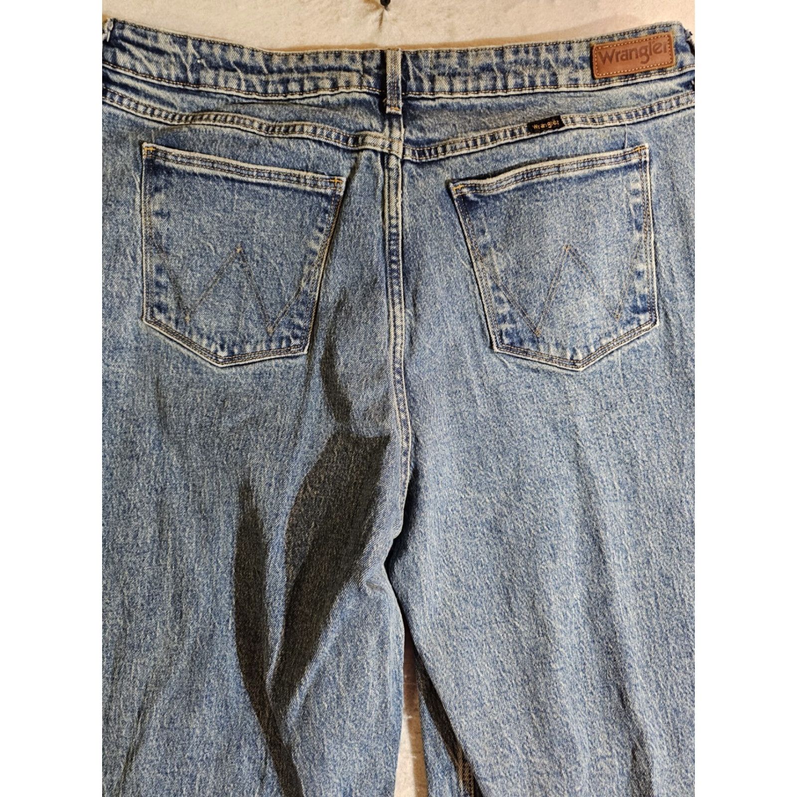 Wrangler VINTAGE Wrangler Retro Denim Jeans RN 130273 Jeans Cowboy Western Mens 33x30 Blue Cotton 80s Wrangler RN130273Mens Casual Size US 33 - 4 Thumbnail