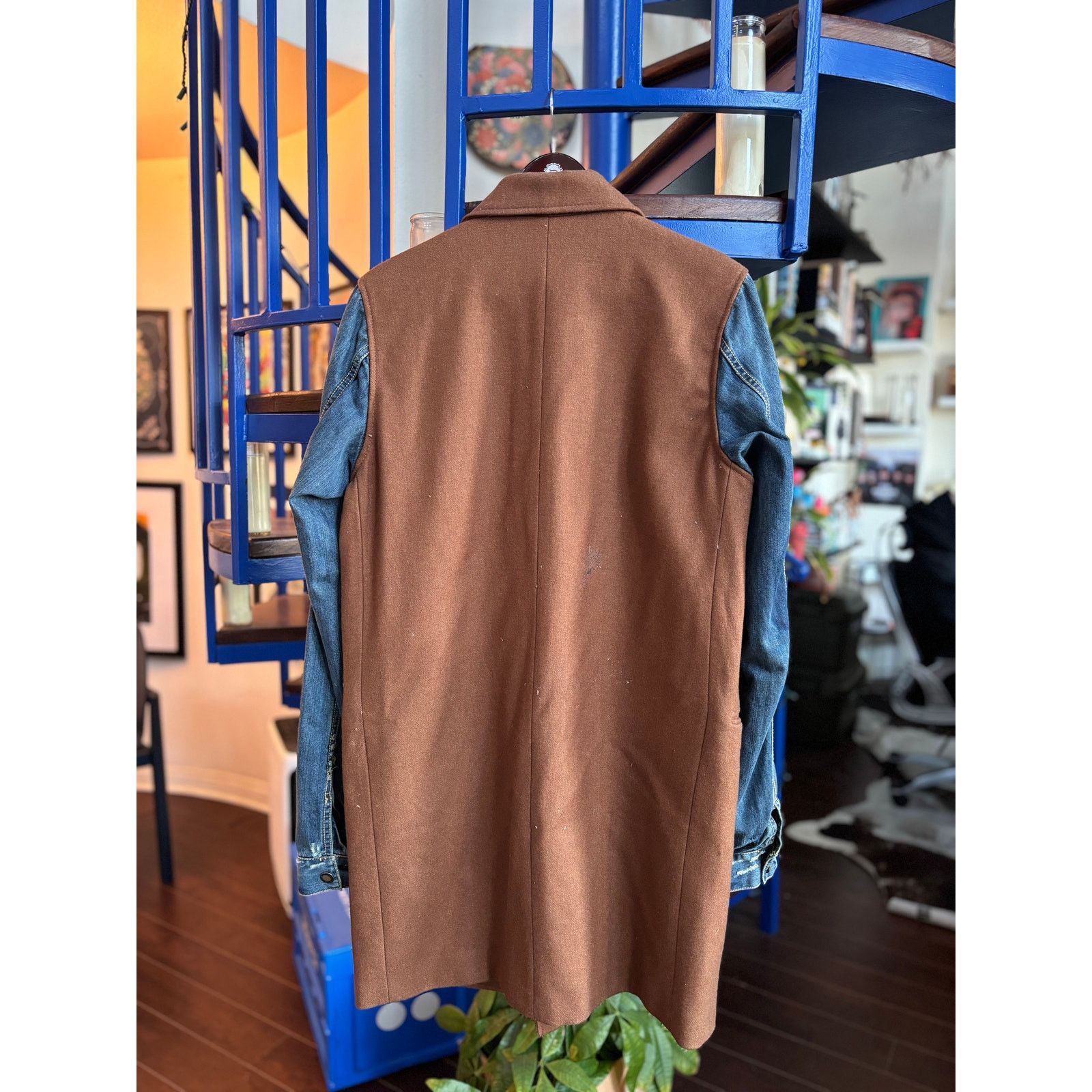 Vintage Elegant Collection Brown Double Breasted Coat Size 44 Size US M / EU 48-50 / 2 - 2 Thumbnail