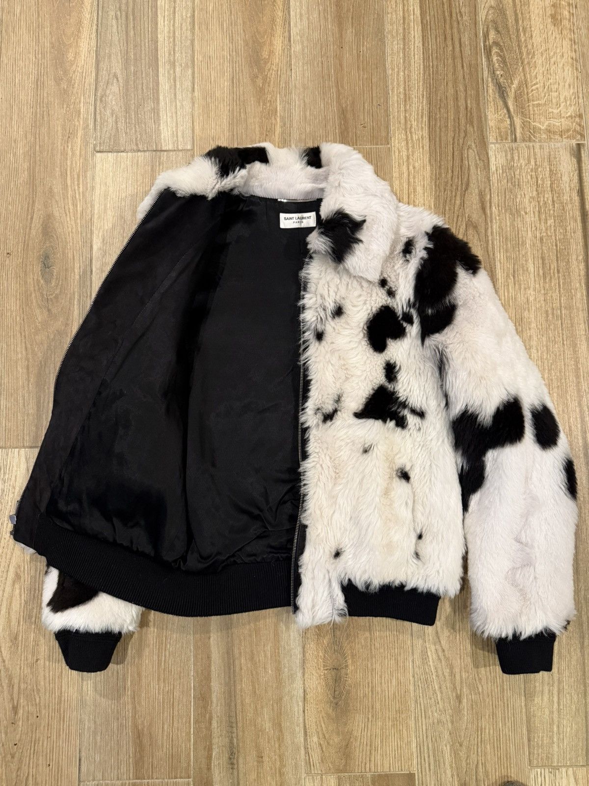 Saint Laurent Paris Saint Laurent Zebra Shearling Jacket Size US M / EU 48-50 / 2 - 3 Thumbnail