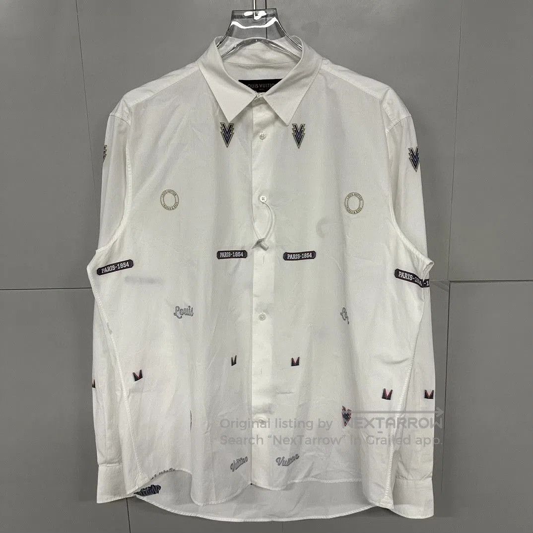 Louis Vuitton louis vuitton long sleeve logo shirt XXL. Size US XXL / EU 58 / 5 - 1 Thumbnail