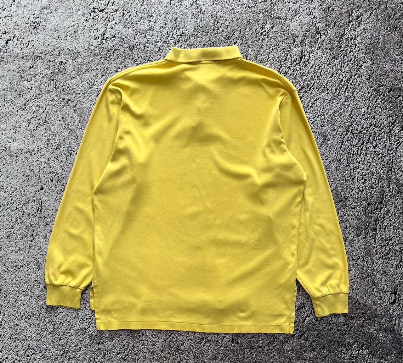 Polo Ralph Lauren × Vintage Polo by Ralph Lauren Shirt Mens Yellow Long Sleeve Golf Size US L / EU 52-54 / 3 - 7 Thumbnail
