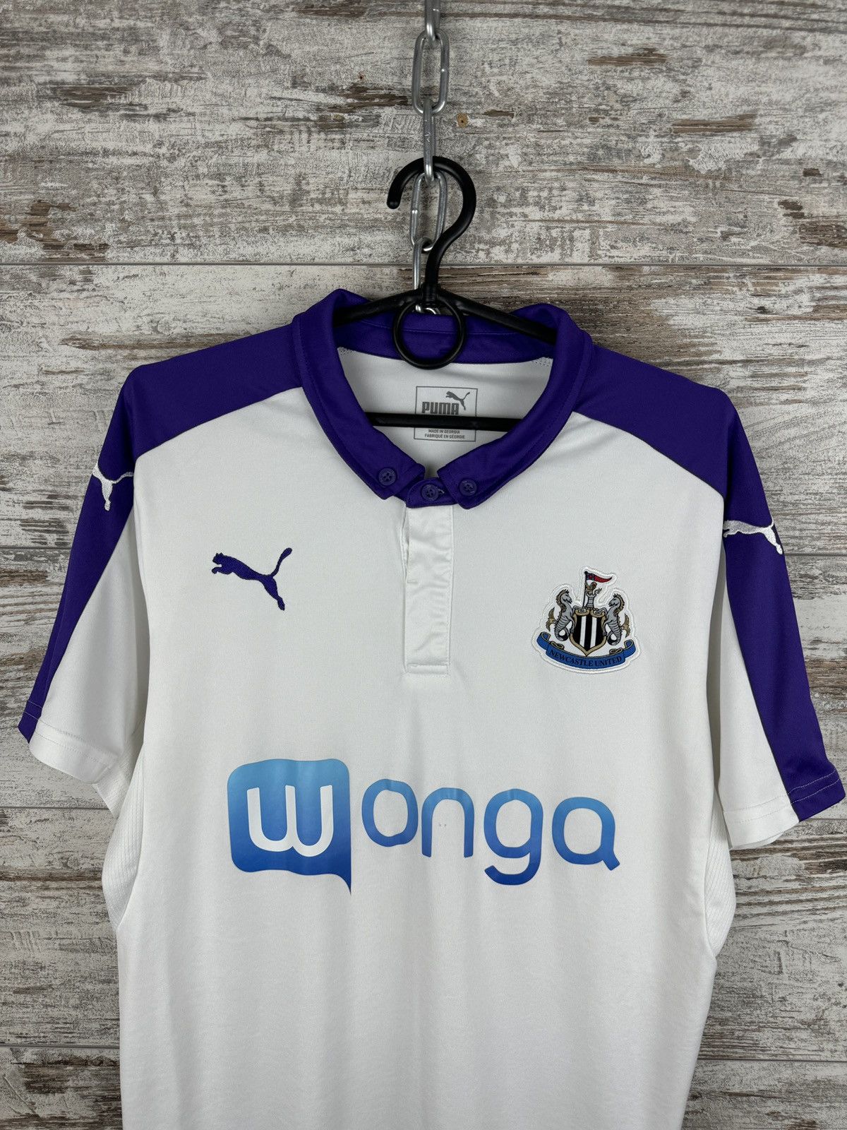 Puma Mens Vintage Puma New Castle T-shirt soccer jersey tee y2k Size US M / EU 48-50 / 2 - 3 Thumbnail