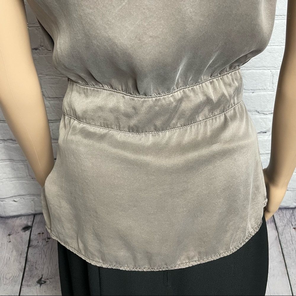 Other Jacob Silk Sleeveless Top Grey Brown Size S Size S / US 4 / IT 40 - 8 Thumbnail