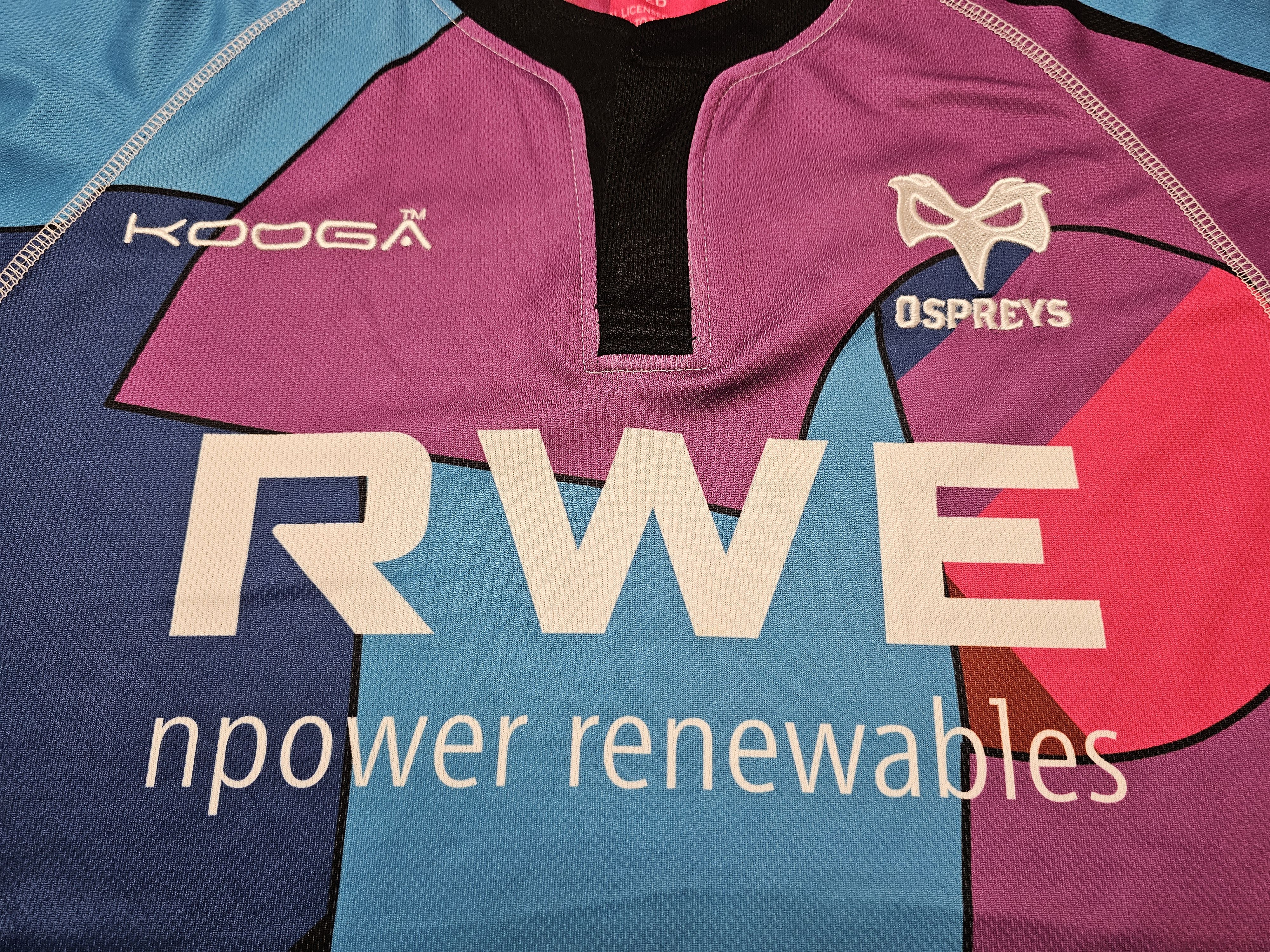 Vintage OSPREYS RUGBY VINTAGE JERSEY WALES RUGBY JERSEY RUGBY SHIRT Size US M / EU 48-50 / 2 - 3 Thumbnail