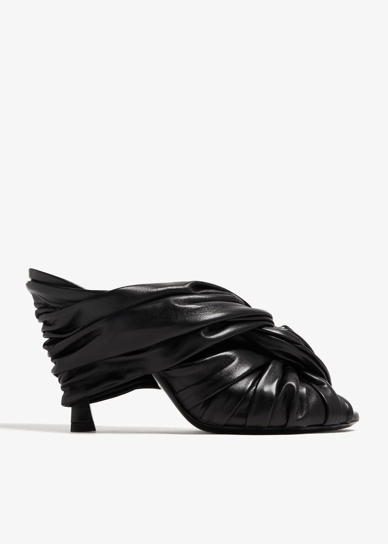 Givenchy o1w1db10525 Twist Mules in Black Size US 10 / IT 40 - 1 Thumbnail