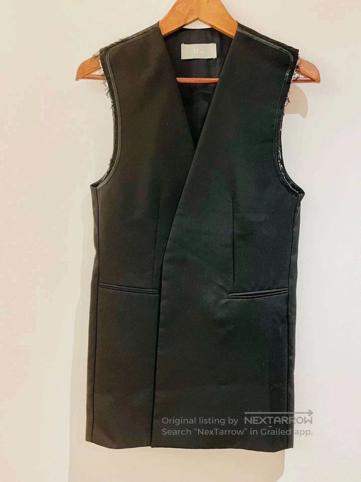 Dior Black Sleeveless Vest with Pockets. Size US M / EU 48-50 / 2 - 1 Thumbnail