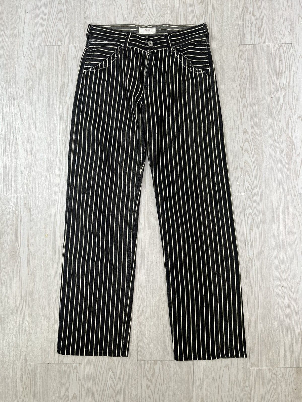Japanese Brand Vintage DMG Domingo Buckle Back Prisoner Pant Size 27" / US 4 / IT 40 - 1 Thumbnail