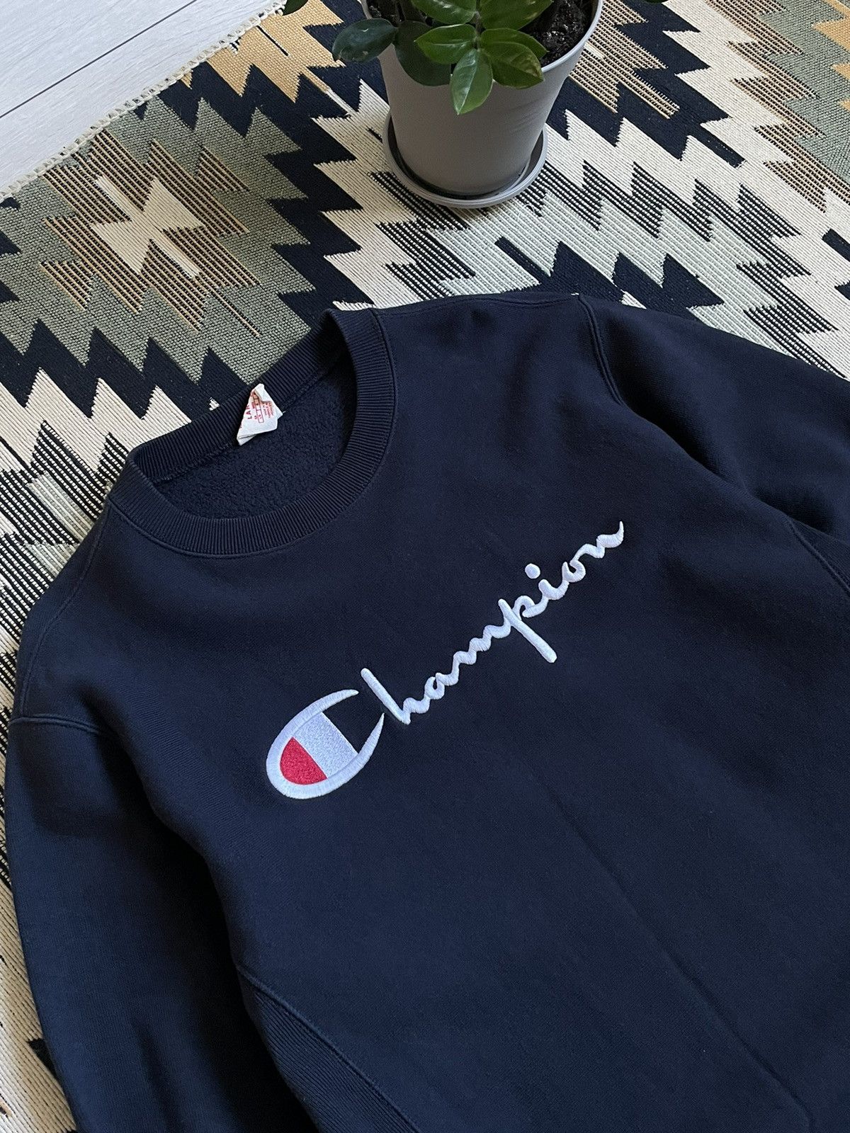 Champion × Vintage Vintage Champion Logo Sweatshirt Size US L / EU 52-54 / 3 - 4 Thumbnail