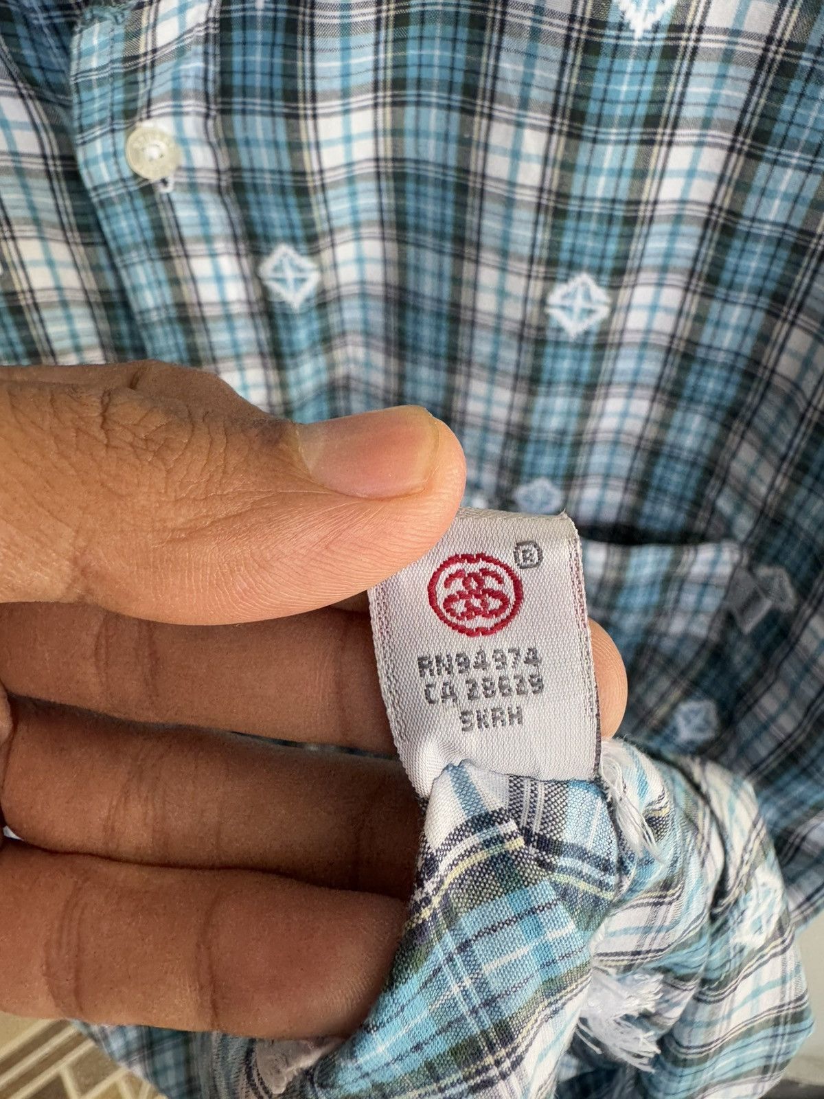 Stussy STUSSY CHECKED SHORT-SLEEVE BUTTON DOWN SHIRT Size US L / EU 52-54 / 3 - 10 Thumbnail