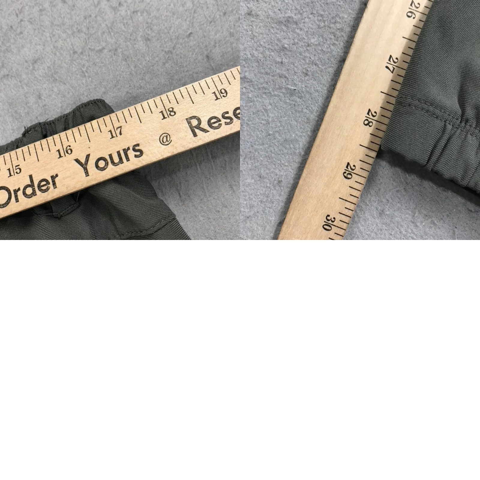 Cuts Cuts Green Gray Slim Fit Jogger Pants Mens XL - Tapered Chino Casual Sport - 28in Inseam - Brand Cuts Size US 36 / EU 52 - 8 Thumbnail