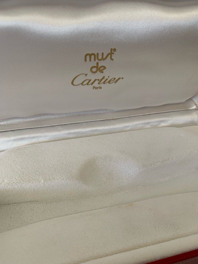 Cartier must de Cartier Santos Vintage Eyewear Red Box Case ONLY Size ONE SIZE - 7 Thumbnail