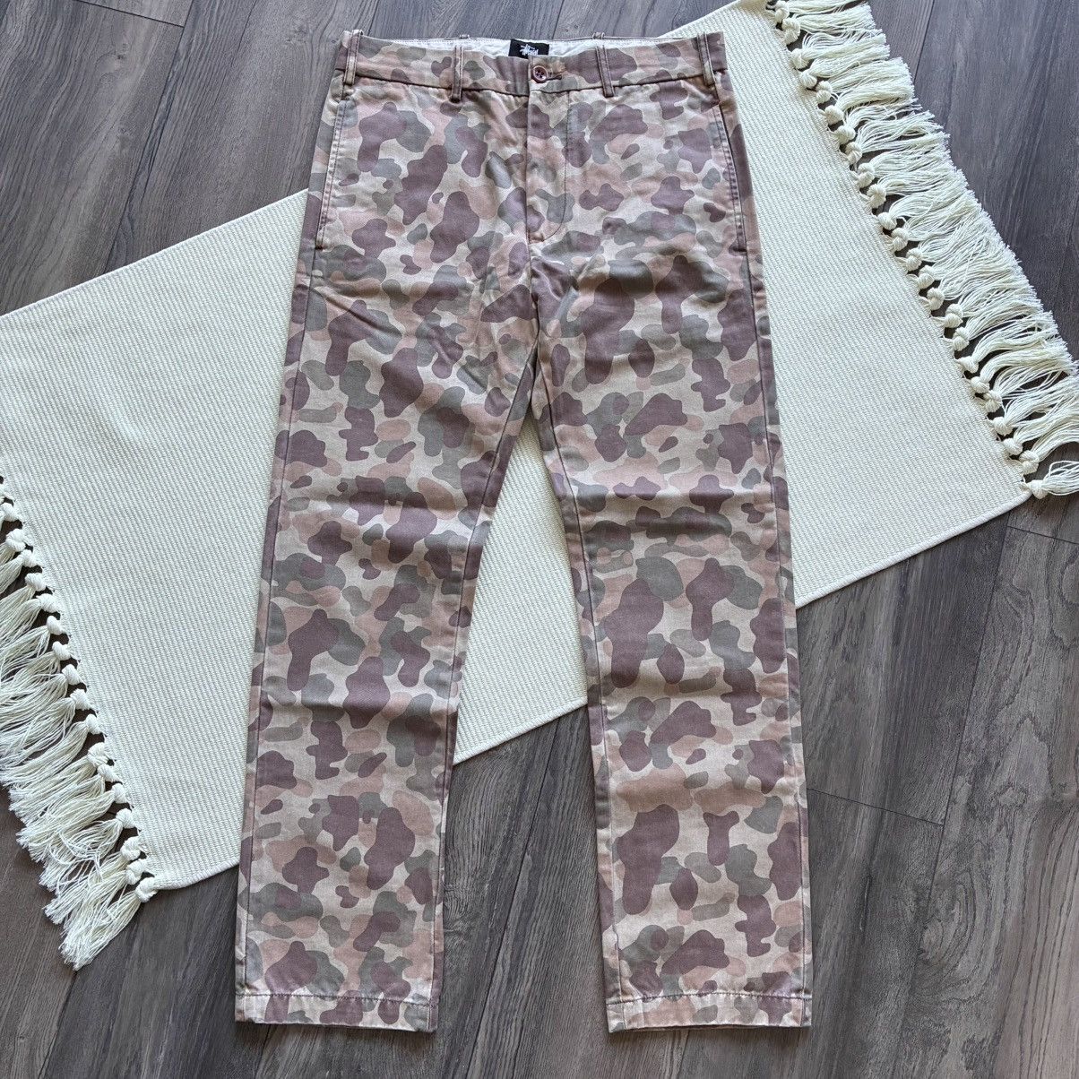 Stussy Vintage Stussy Duck Camo Chino Pants Size US 30 / EU 46 - 1 Thumbnail