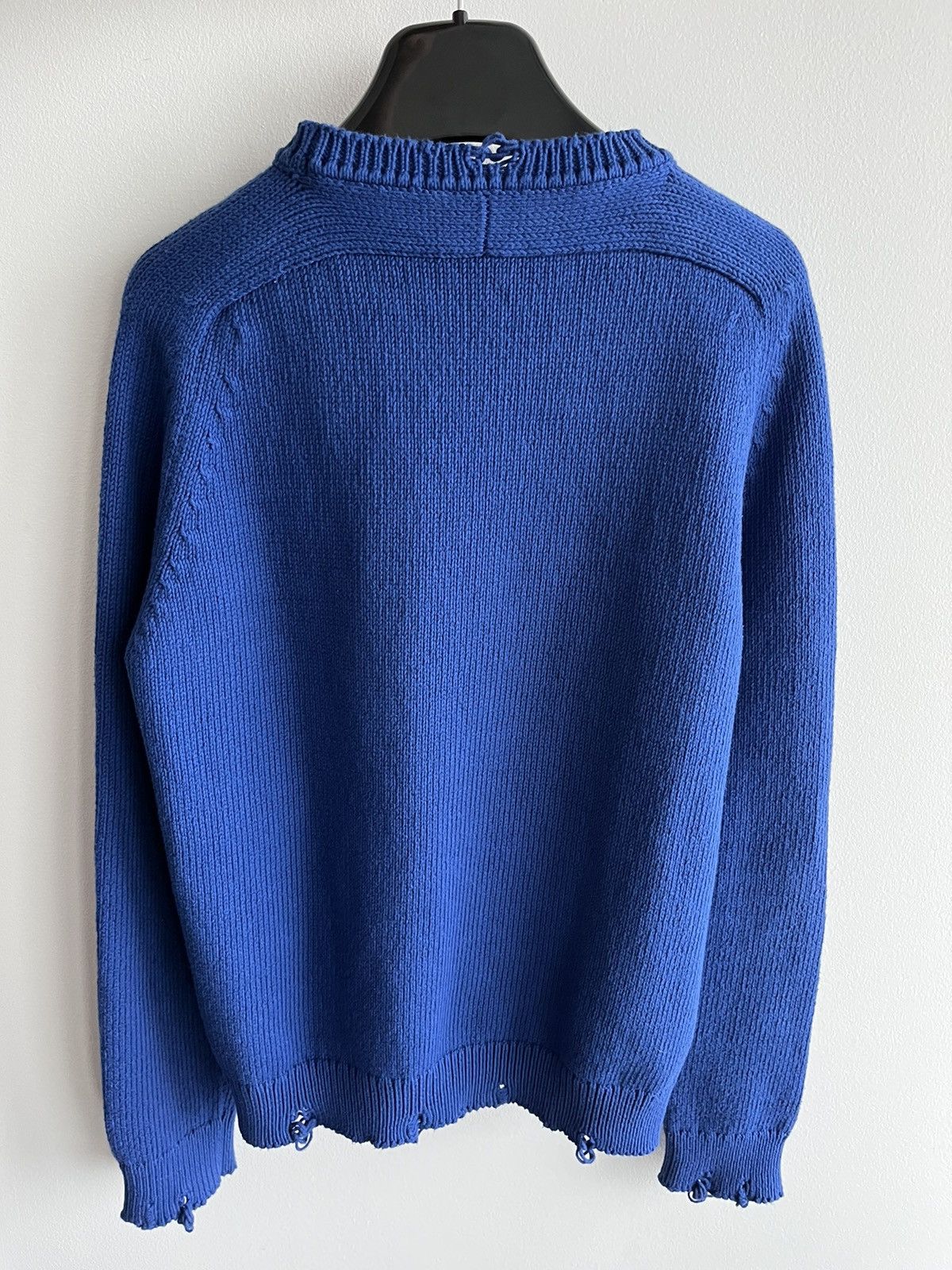Saint Laurent Paris Super Runway Saint Laurent Sweater Distressed Size US L / EU 52-54 / 3 - 20 Thumbnail