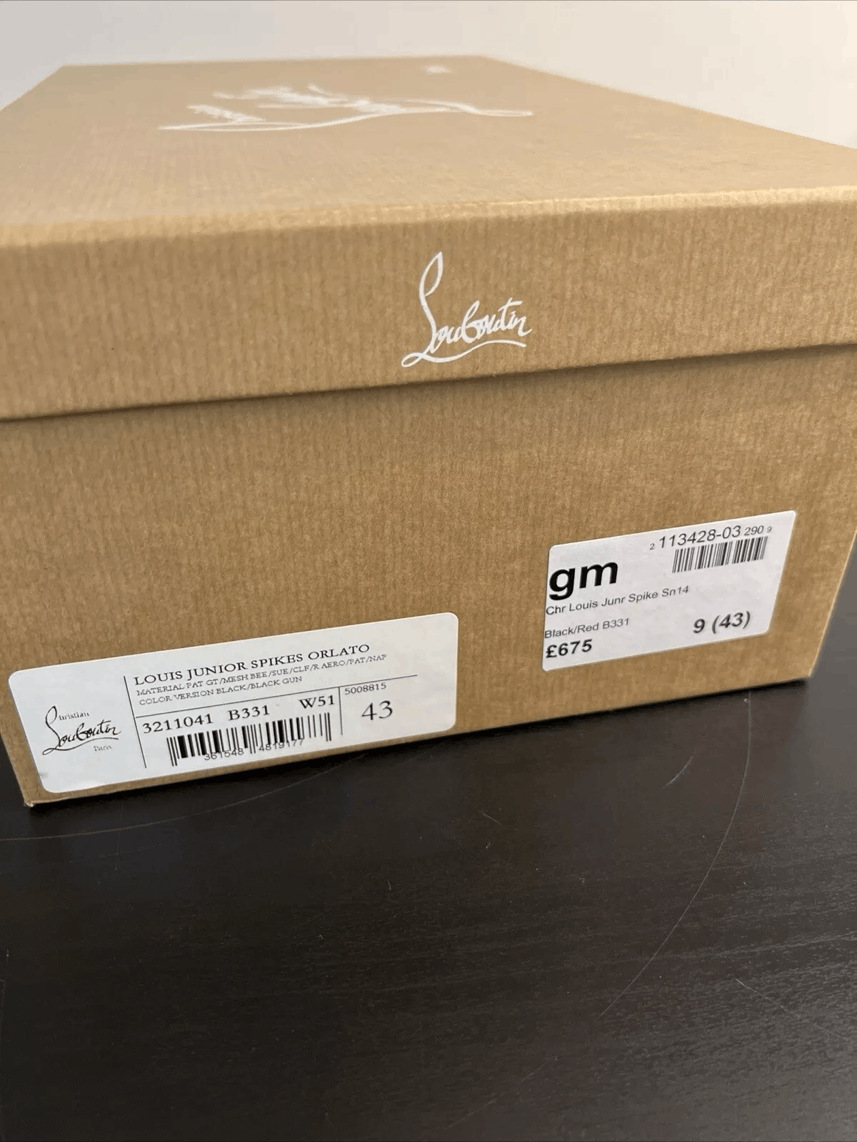 Christian Louboutin Christian Louboutin Louis Junior Spikes EU 43 RRP £675 Size US 10 / EU 43 - 8 Thumbnail