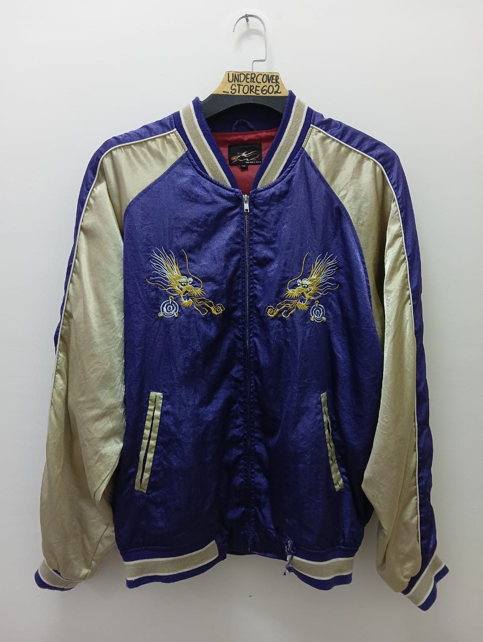 Japanese Brand × Toyo Enterprises × Vintage 🔥Vintage Sukajan Japan Yokosuka Dragon Jacket Size US XL / EU 56 / 4 - 8 Thumbnail