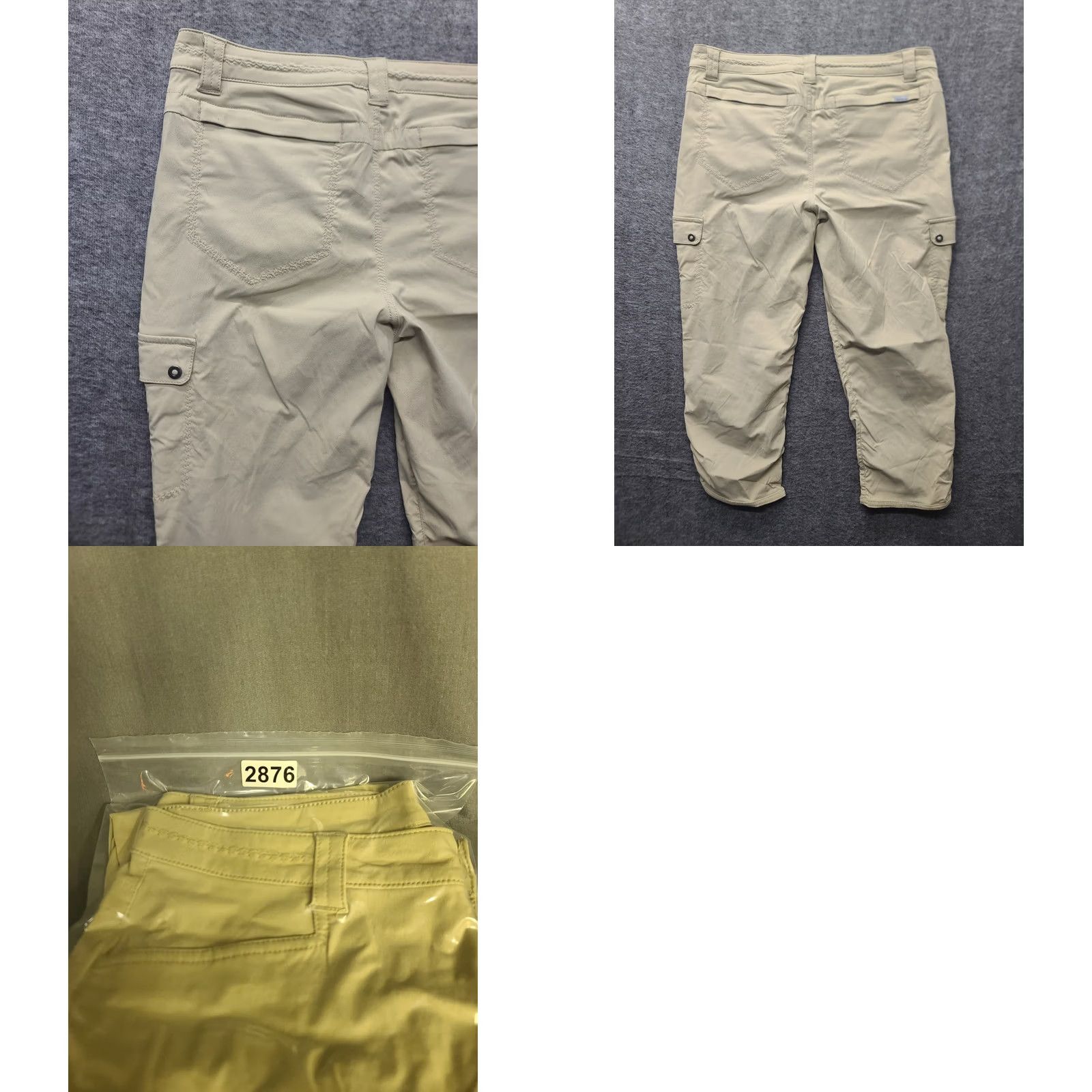 Eddie Bauer Eddie Bauer Travex Capris Womens 8 Capris Beige Nylon Moisture Wicking Pockets Travel Spring Summer Fall Casual Workwear Mens? Ladies? Size ONE SIZE - 9 Thumbnail