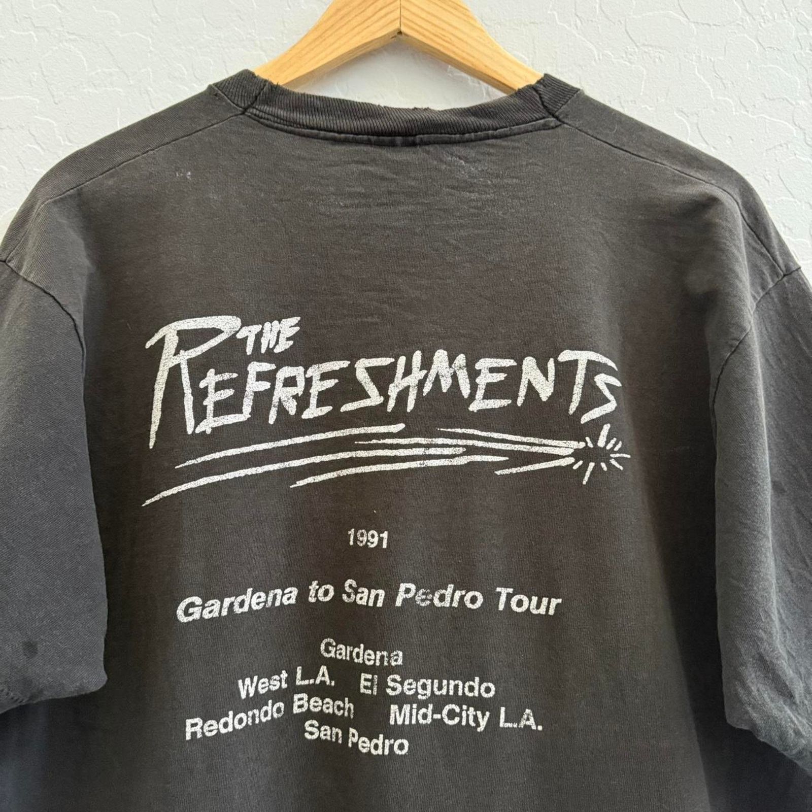 Fruit Of The Loom Vintage 90s The Refreshments Band Tee Size US XL / EU 56 / 4 - 3 Thumbnail