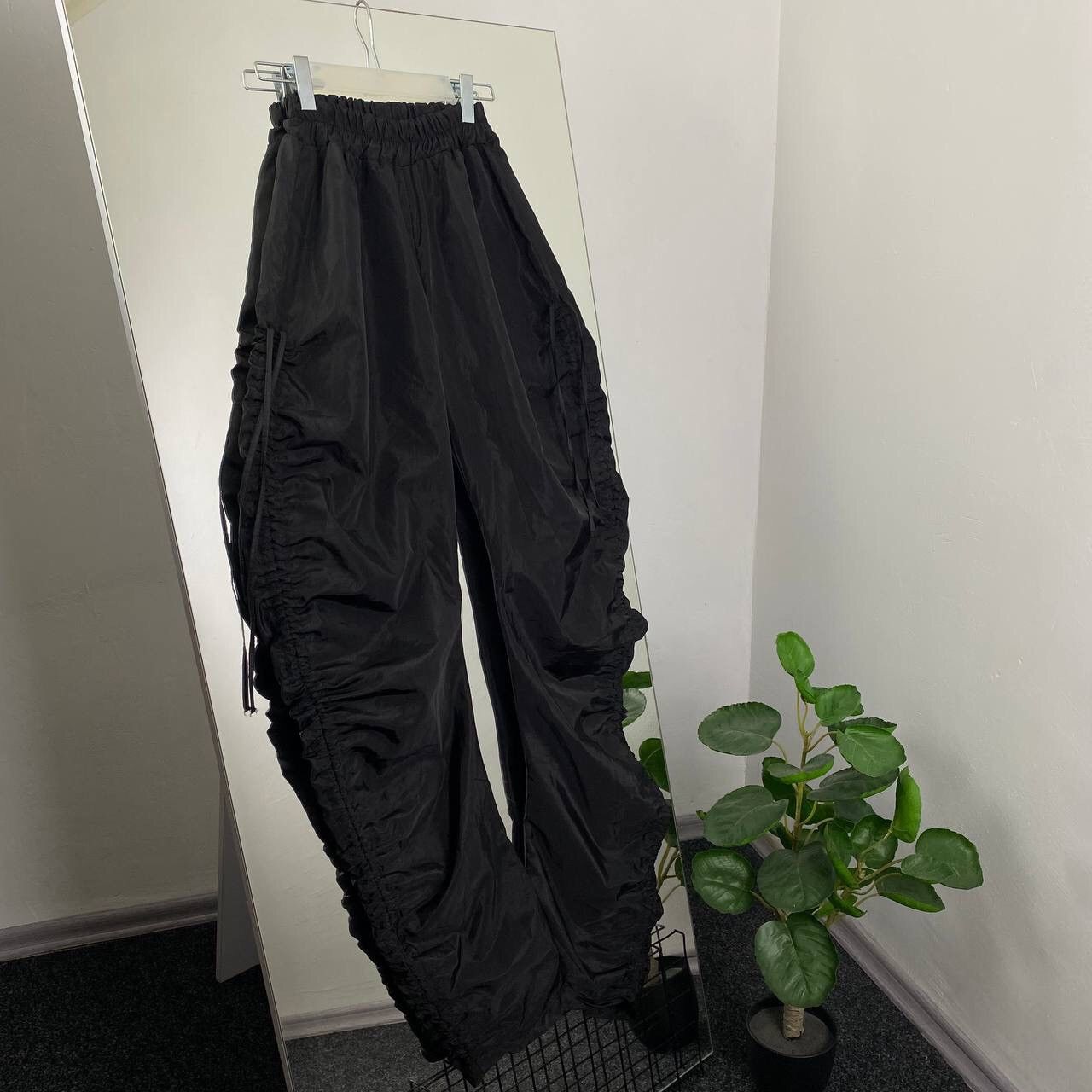 Japanese Brand Missyempire Avant Garde Pants Baggy Flared Black Size 27" / US 4 / IT 40 - 1 Thumbnail