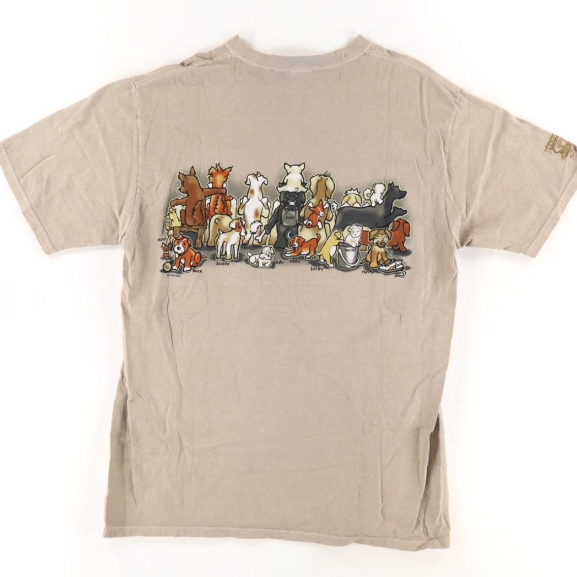 Vintage Crazy Shirt Adopt a Dog Solid T-Shirt Stone Men's L Shirt Mens L Stone Adopt a Dog Solid T-Shirt Crazy Shirt Size US L / EU 52-54 / 3 - 4 Thumbnail