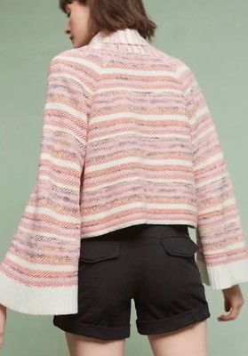 Anthropologie Moth Anthropologie Mahalia Knit Boho Bell Cardigan Sweater Size S / US 4 / IT 40 - 9 Thumbnail