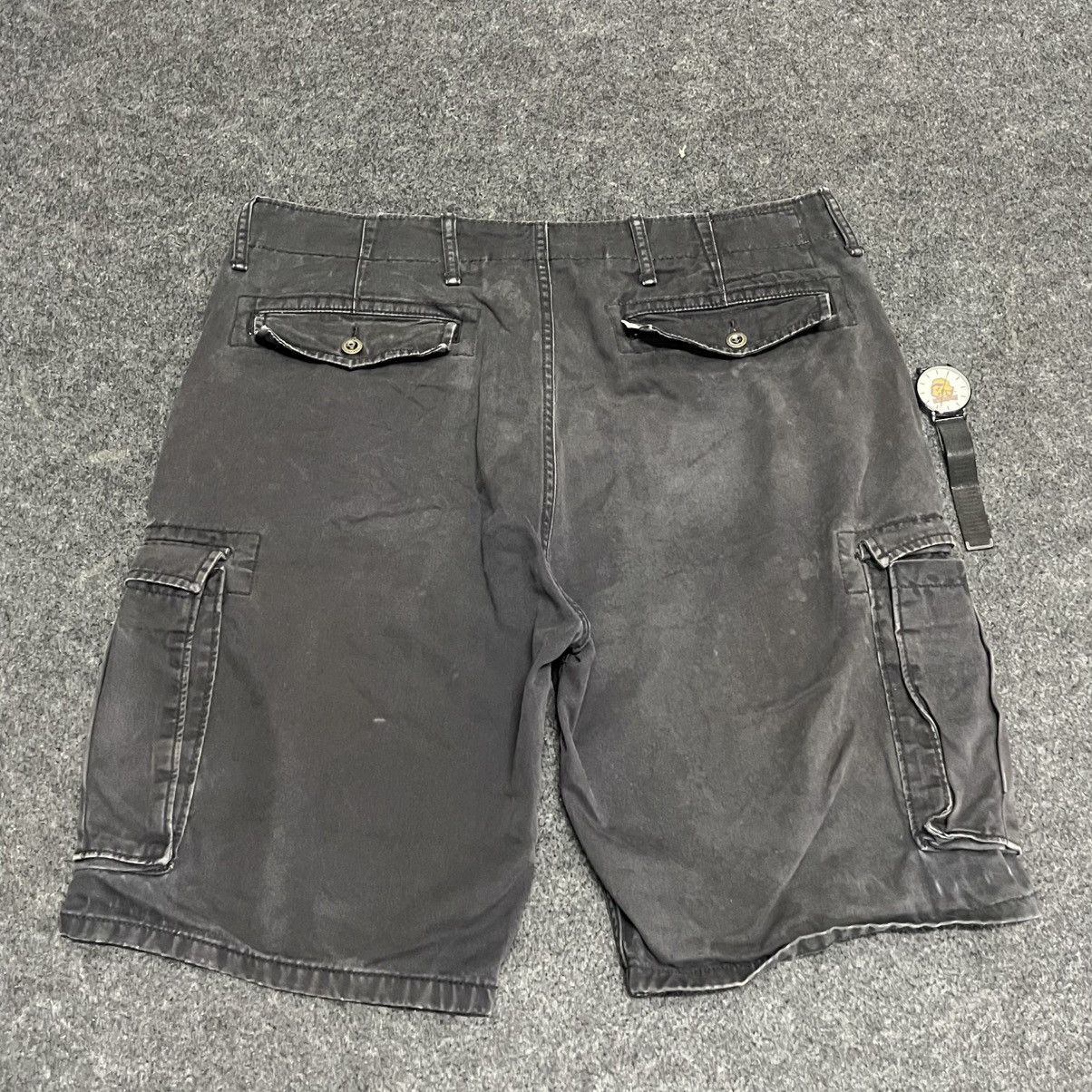 Levi's Levi’s Cargo Shorts - Washed Black on tag W34 (W36) Size US 36 / EU 52 - 2 Thumbnail