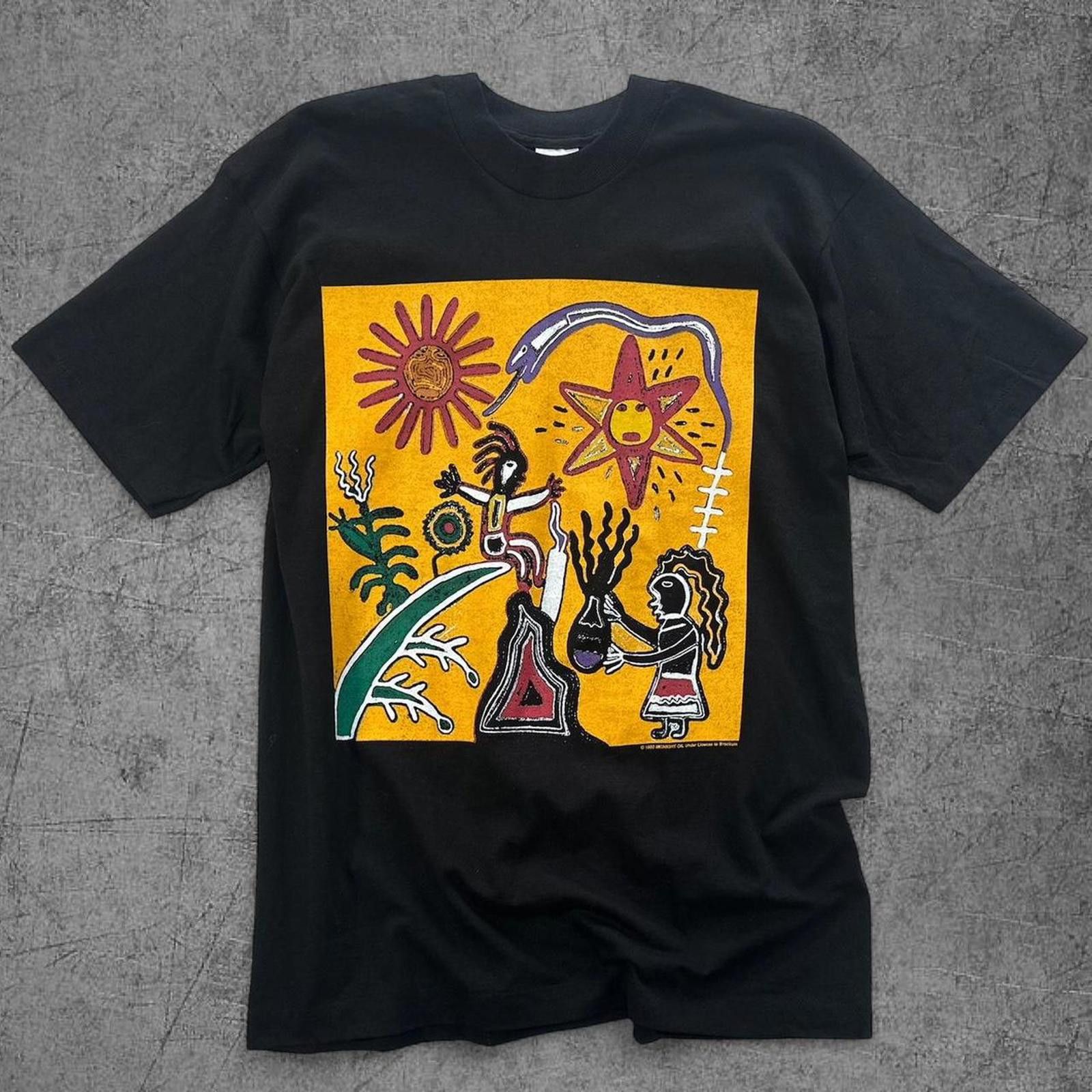 Band Tees 1993 Midnight Oil Tour Tee Size US L / EU 52-54 / 3 - 1 Thumbnail