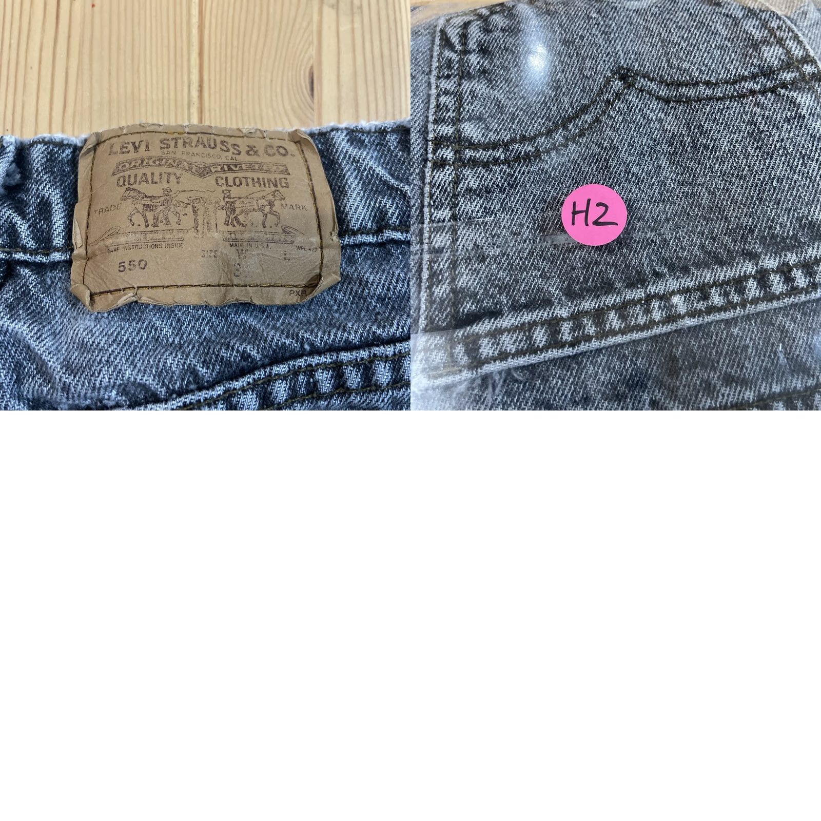 Levi's VINTAGE Levi's 550 Jeans Bootcut Denim Gray 31 Women Regular Size 31 Jeans Size 24" / US 00 / IT 34 - 8 Thumbnail