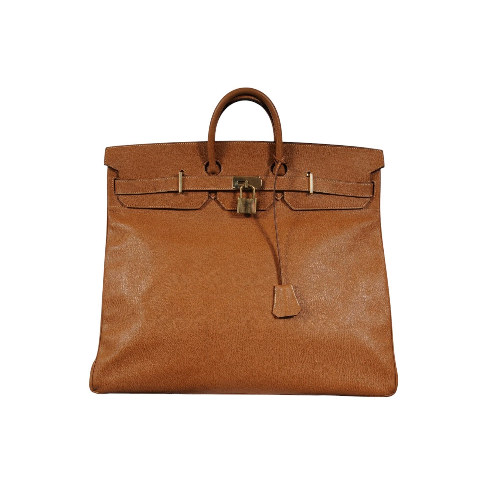 Hermes VTG 1980's Haut à Courroies Hac 55 Birkin Veau Courchevel Size ONE SIZE - 2 Thumbnail
