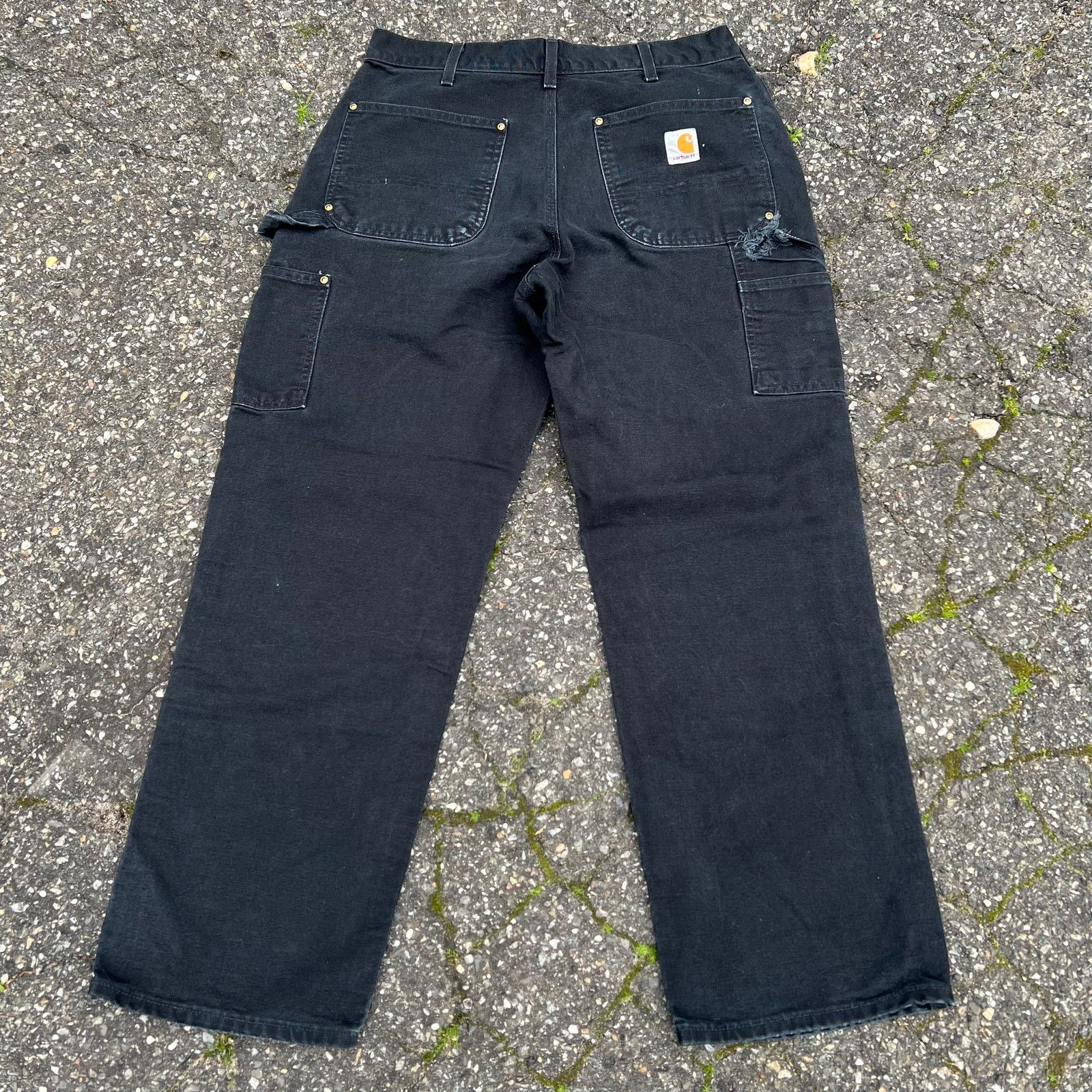 Carhartt × Vintage Vintage carhartt black double knee work wear carpenter pants Size US 32 / EU 48 - 3 Thumbnail