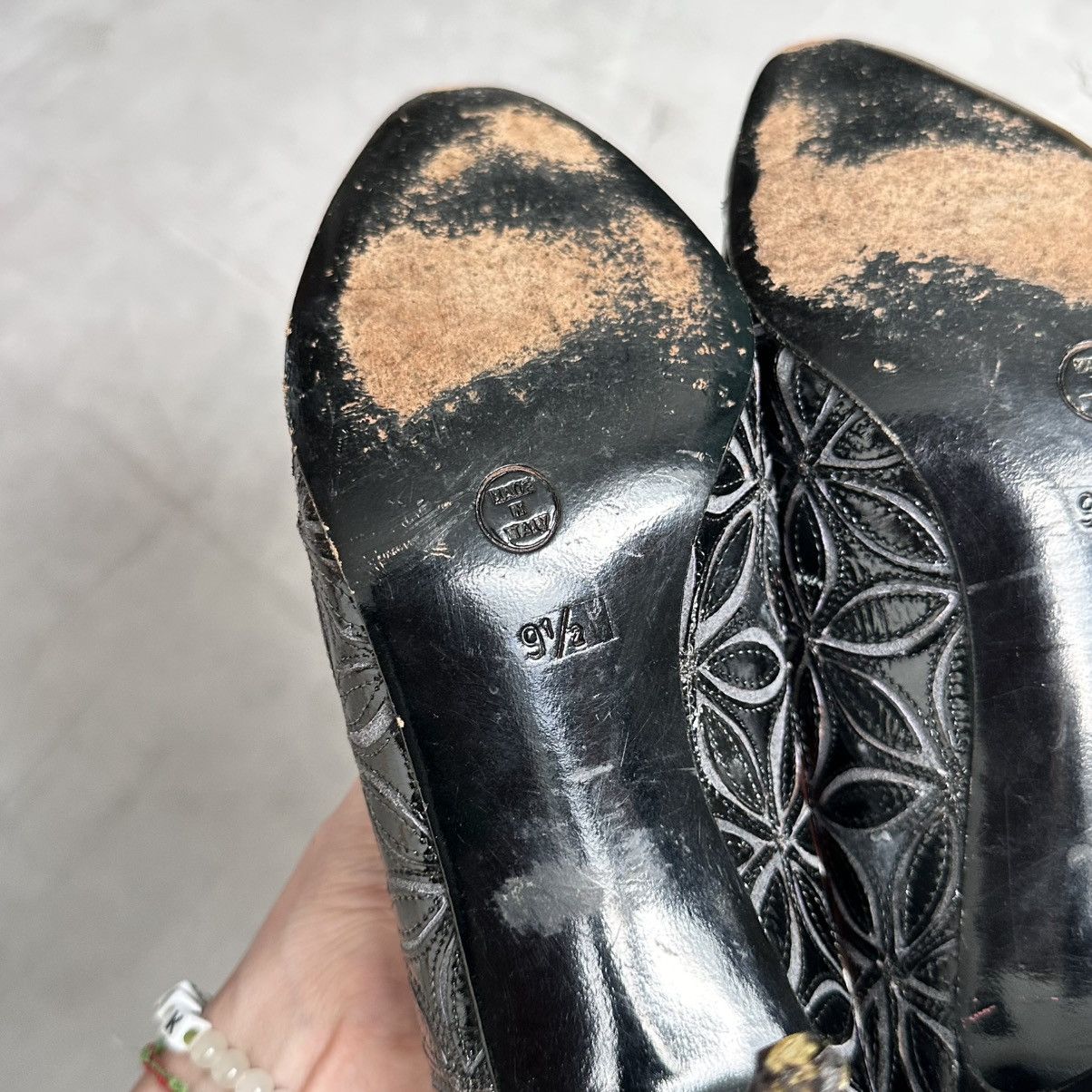 Rene Caovilla Vintage Rene Caovilla Floral Heels Miu Miu Vibe Size US 10 / IT 40 - 14 Thumbnail