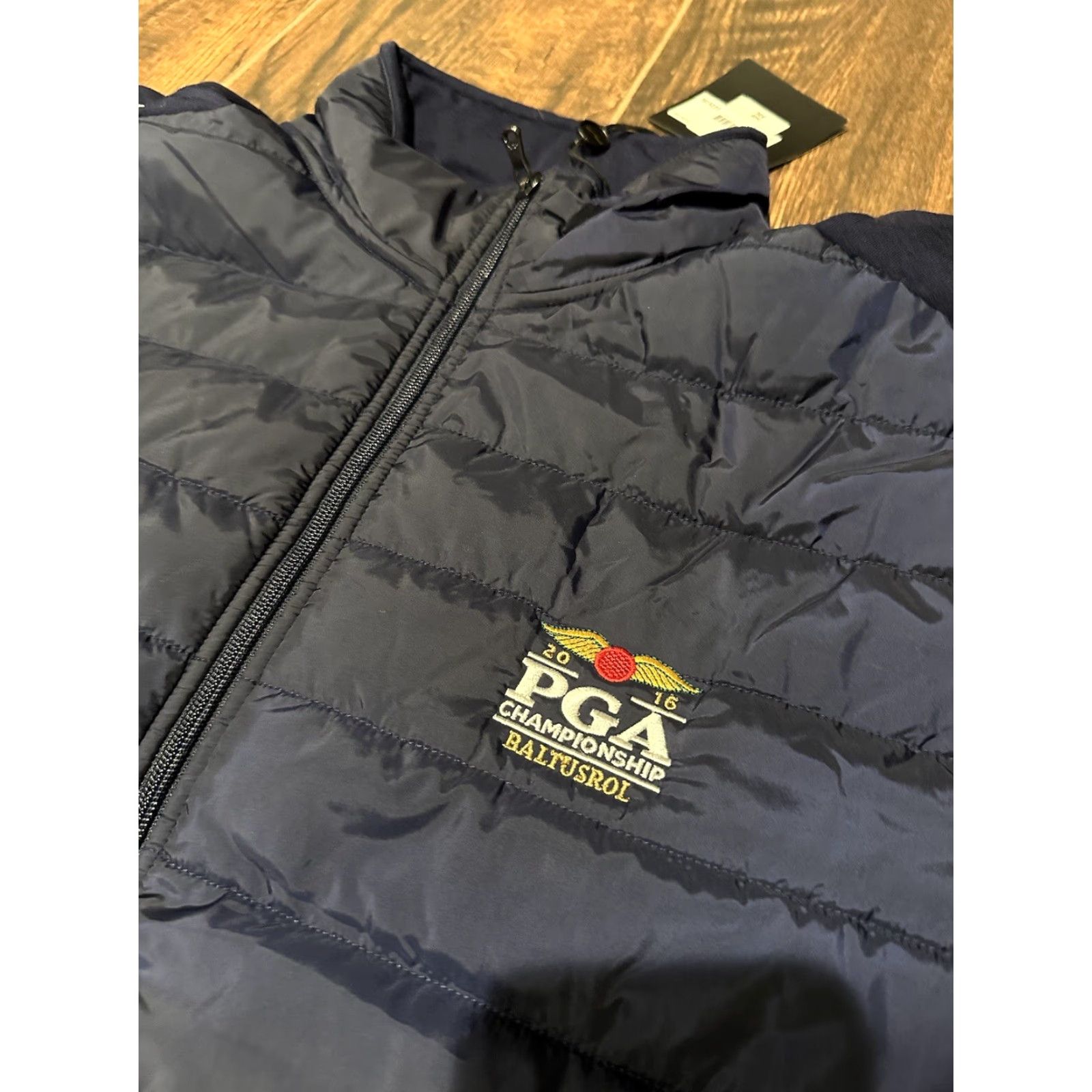 RLX Ralph Lauren VINTAGE RLX Ralph Lauren Golf Jacket PGA 2016 Baltusrol Blue Coolwool Men’s 2XL Size US XXL / EU 58 / 5 - 5 Thumbnail