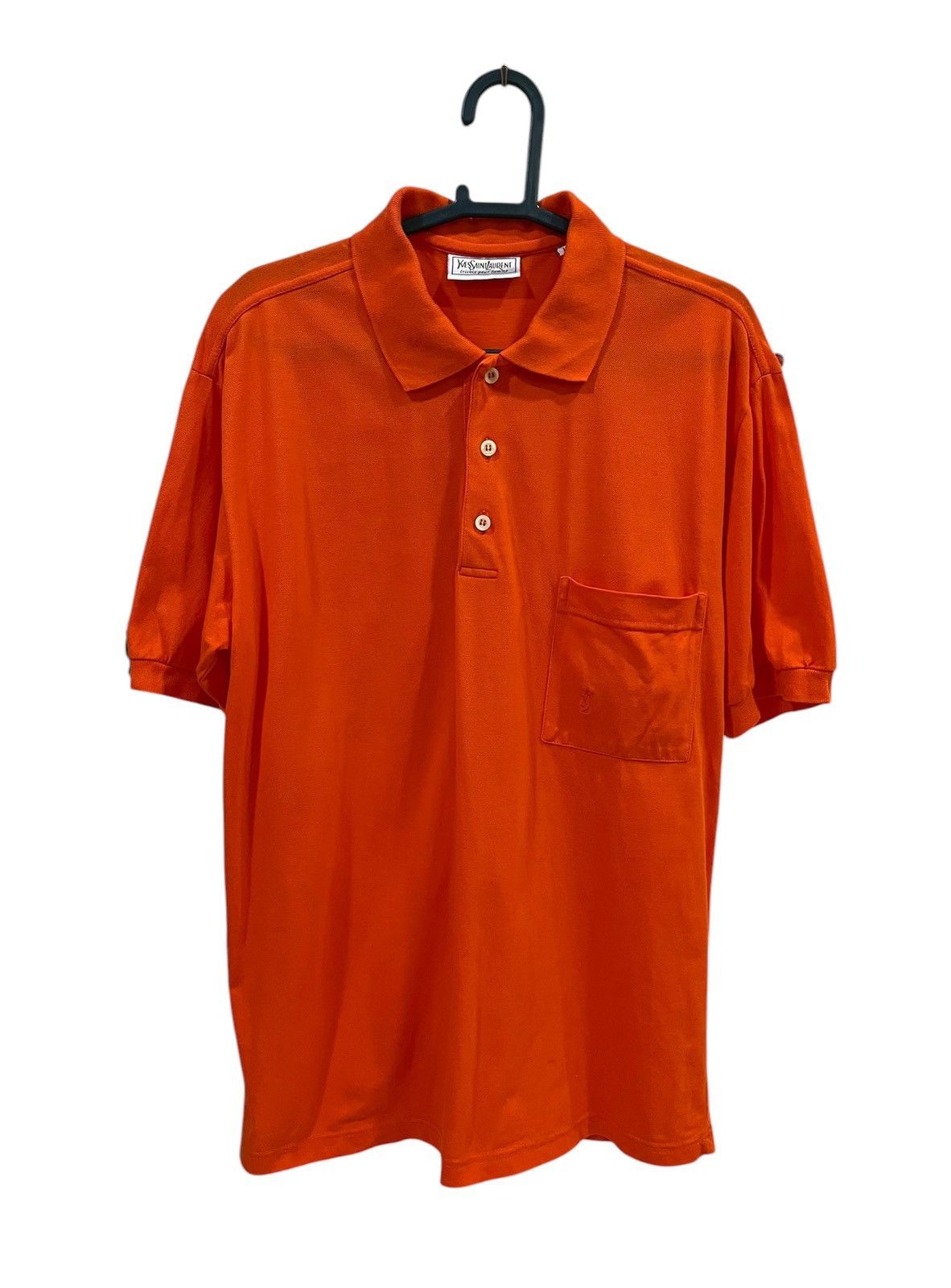 Vintage 90s Yves Saint Laurent Tricots Pour Homme Polo Shirt