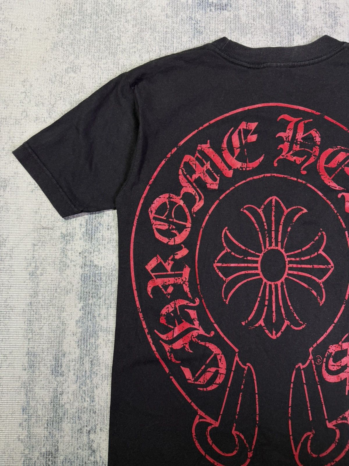 Chrome Hearts 2000s Y2K Red Horseshoe Scroll Size US S / EU 44-46 / 1 - 4 Thumbnail