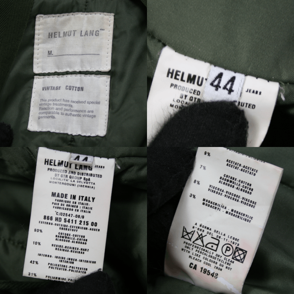 Helmut Lang AW99 Astro Biker Bondage Military Iconic Jacket Archive Size M / US 6-8 / IT 42-44 - 16 Thumbnail