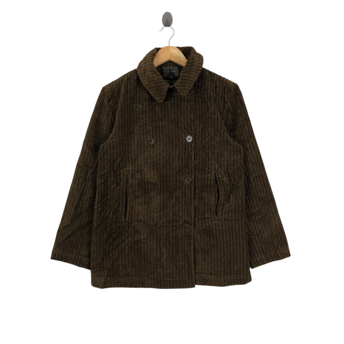 Calvin Klein × Vintage Vintage Fashion Designer CALVIN KLEIN USA Peacoat Jacket Size US S / EU 44-46 / 1 - 1 Thumbnail