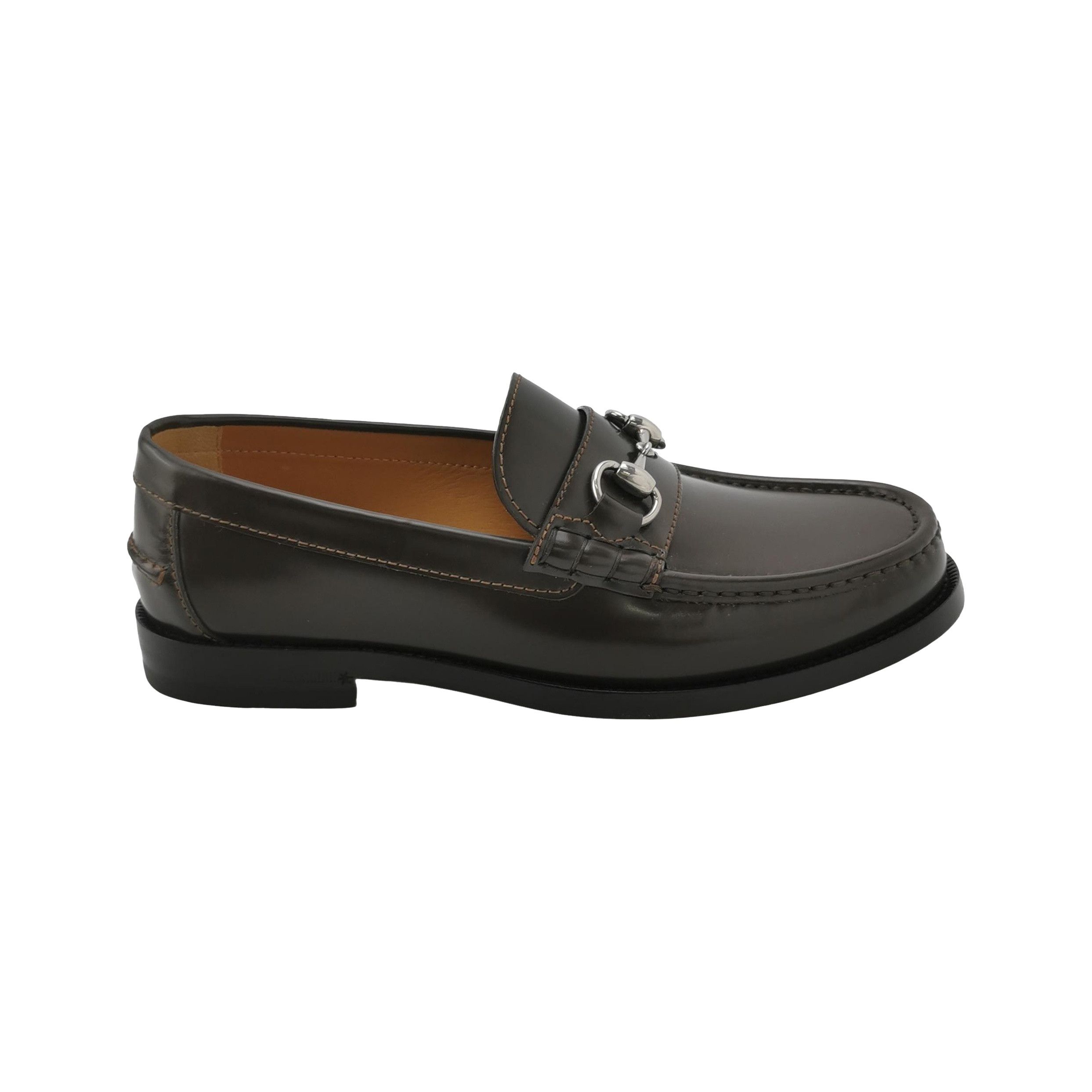 Gucci Gucci Leather Horsebit Loafers 7 Size US 8 / EU 41 - 1 Thumbnail