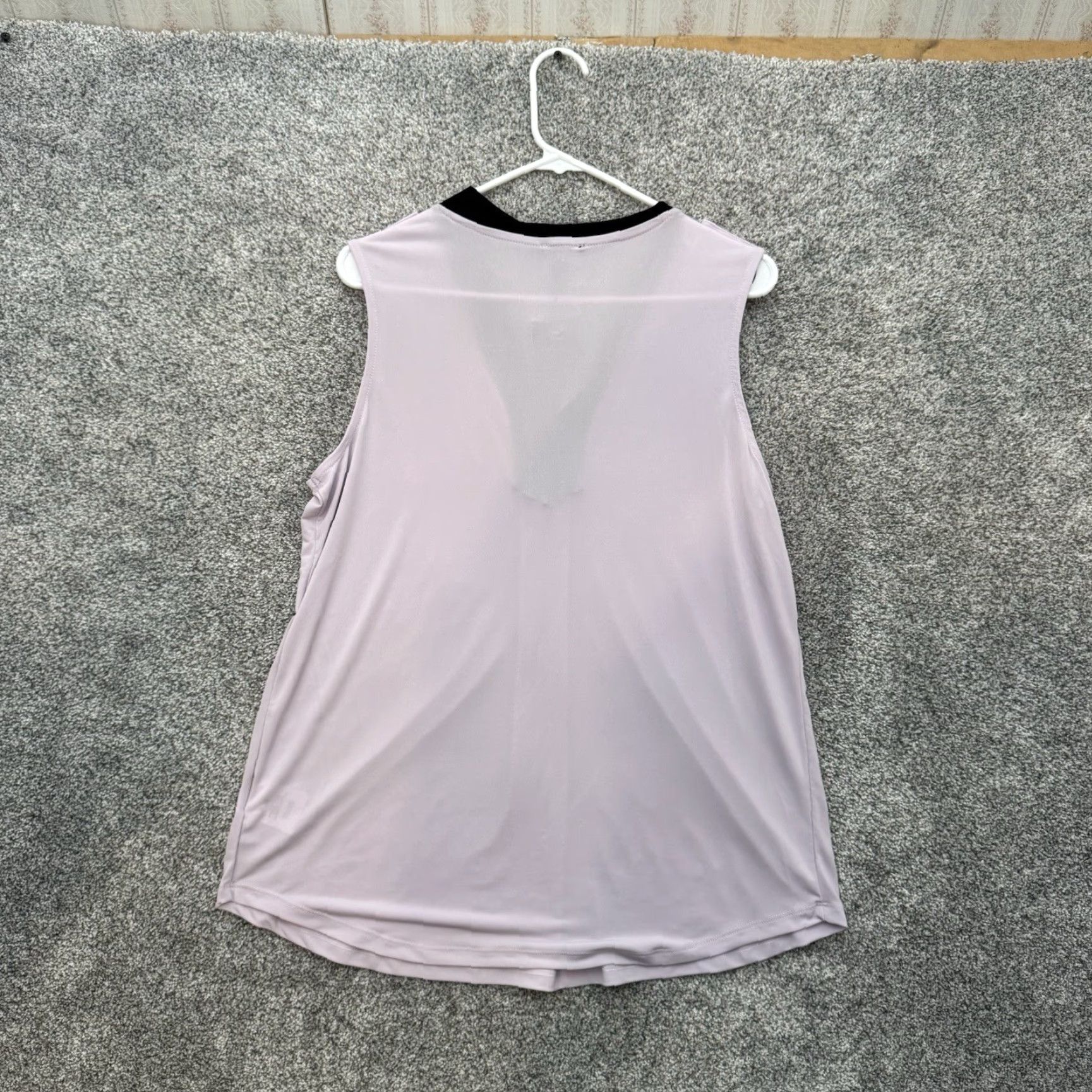 Jones New York Jones New York Top Blouse V-Neck Sleeveless Purple L Large Women Business Casual Timeless Classic Feminine Polo Pullover Workwear Party/Cocktail Size L / US 10 / IT 46 - 8 Thumbnail