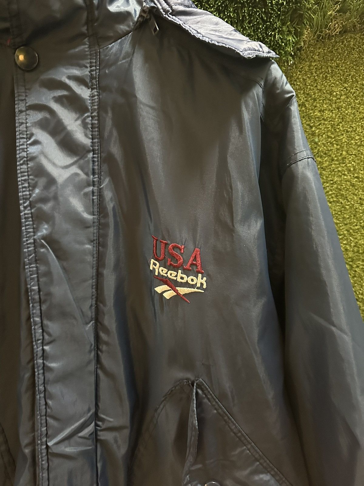 Reebok × Vintage Vintage Reebok USA Zip-up Jacket Large Size US L / EU 52-54 / 3 - 4 Thumbnail