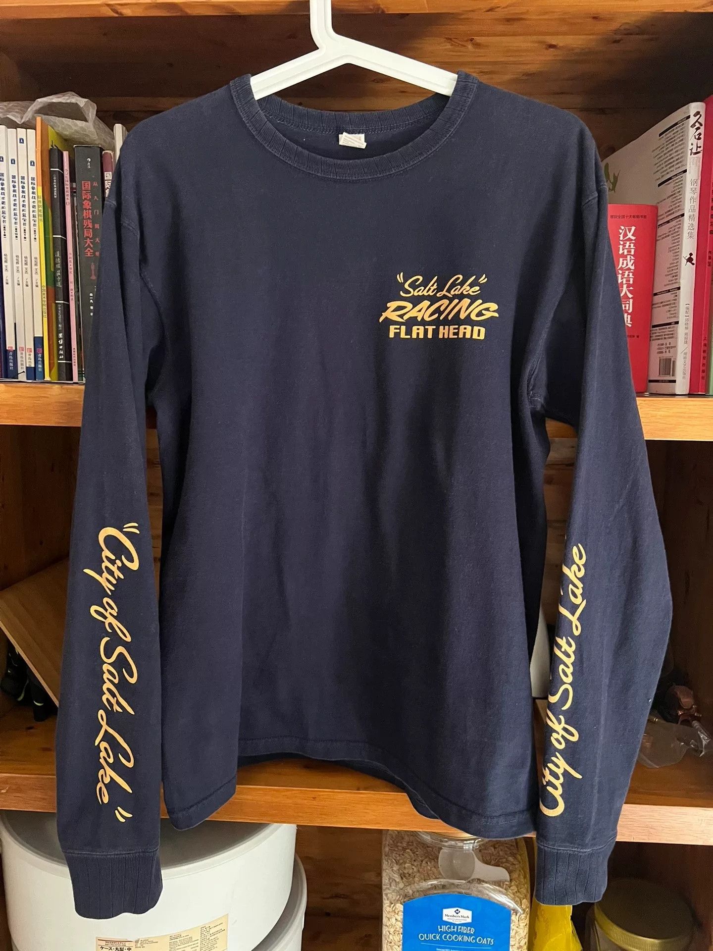 The Flat Head Flat Head Japanese Indigo Dyed Longsleeve Tee Size US XXS / EU 40 - 1 Thumbnail