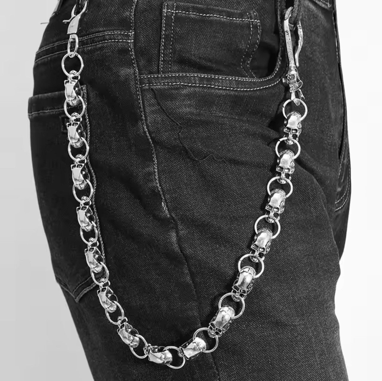 Vintage Gothic Punk Heavy Waist Chain Size ONE SIZE - 1 Thumbnail