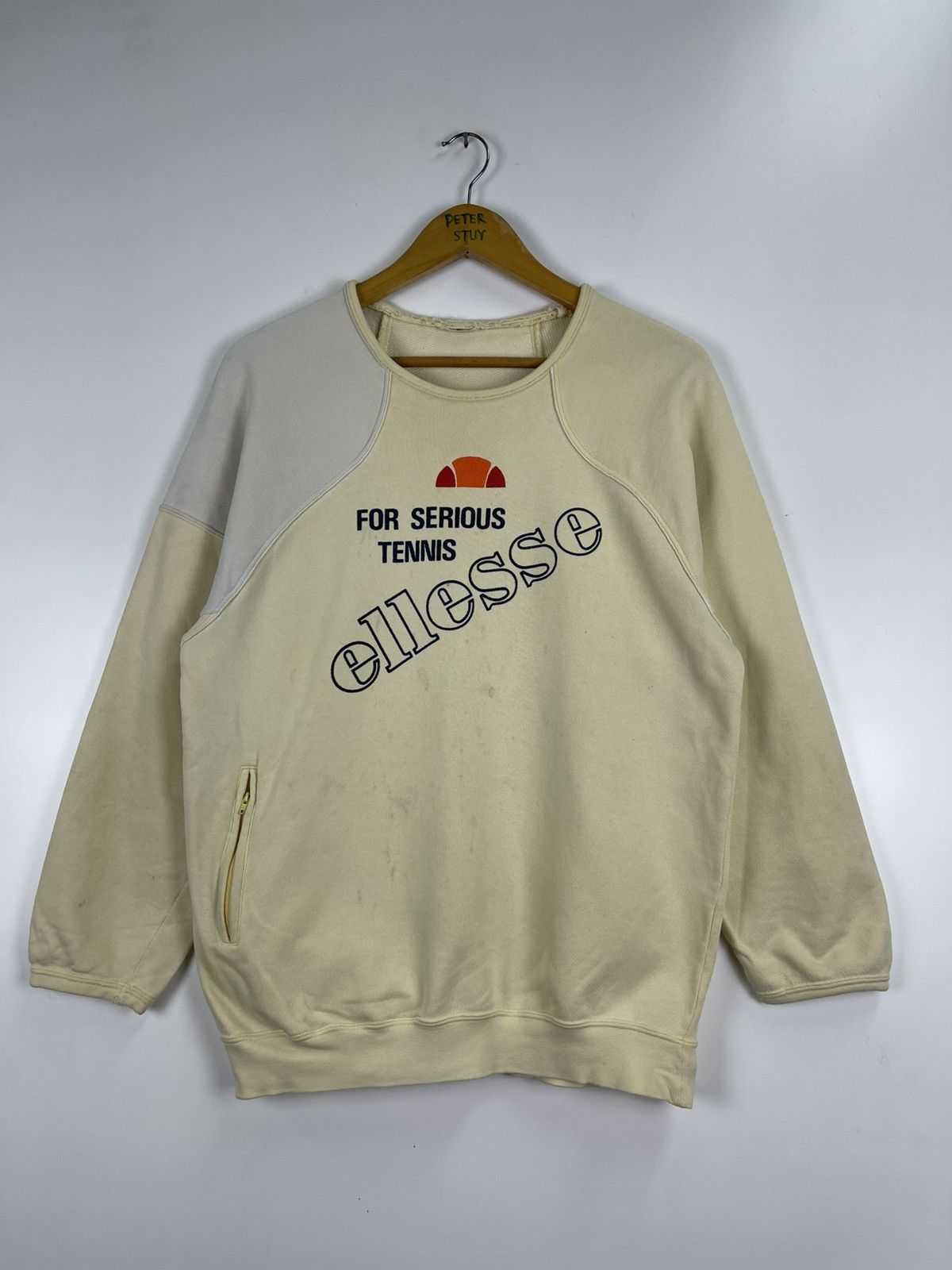 Ellesse × Vintage Vintage Ellesse Sweatshirt Size US M / EU 48-50 / 2 - 2 Thumbnail