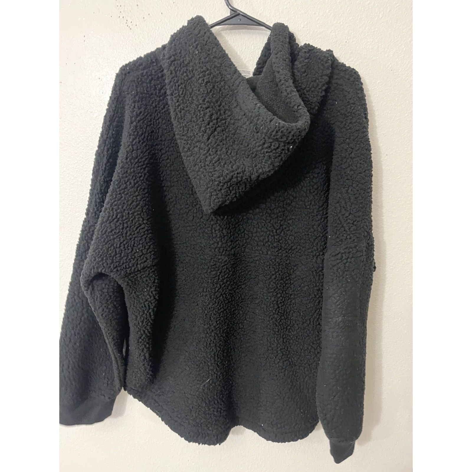 Victoria's Secret Victoria's Secret PINK Hoodie Women L Black Sherpa Fleece Full Zip Pockets Logo Size L / US 10 / IT 46 - 3 Thumbnail