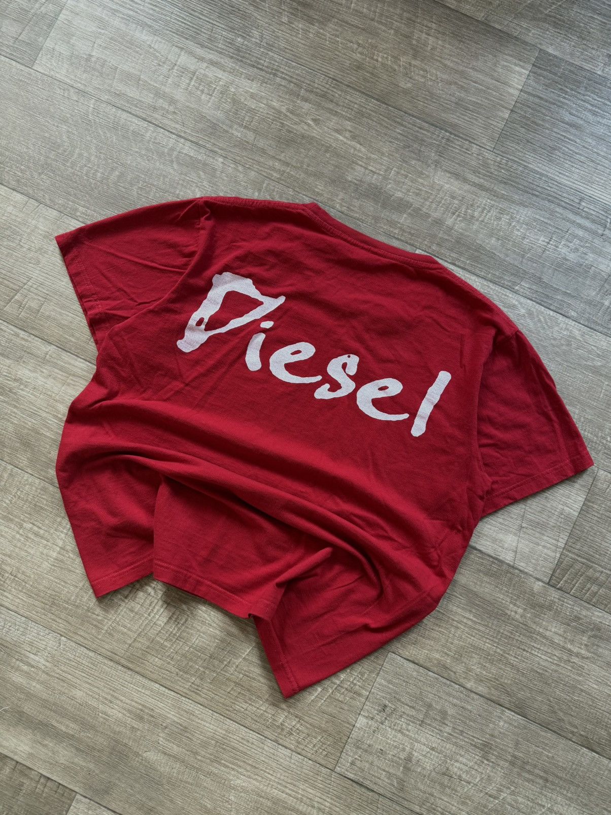 Diesel vintage y2k diesel central logo punk res tee Size US L / EU 52-54 / 3 - 5 Thumbnail