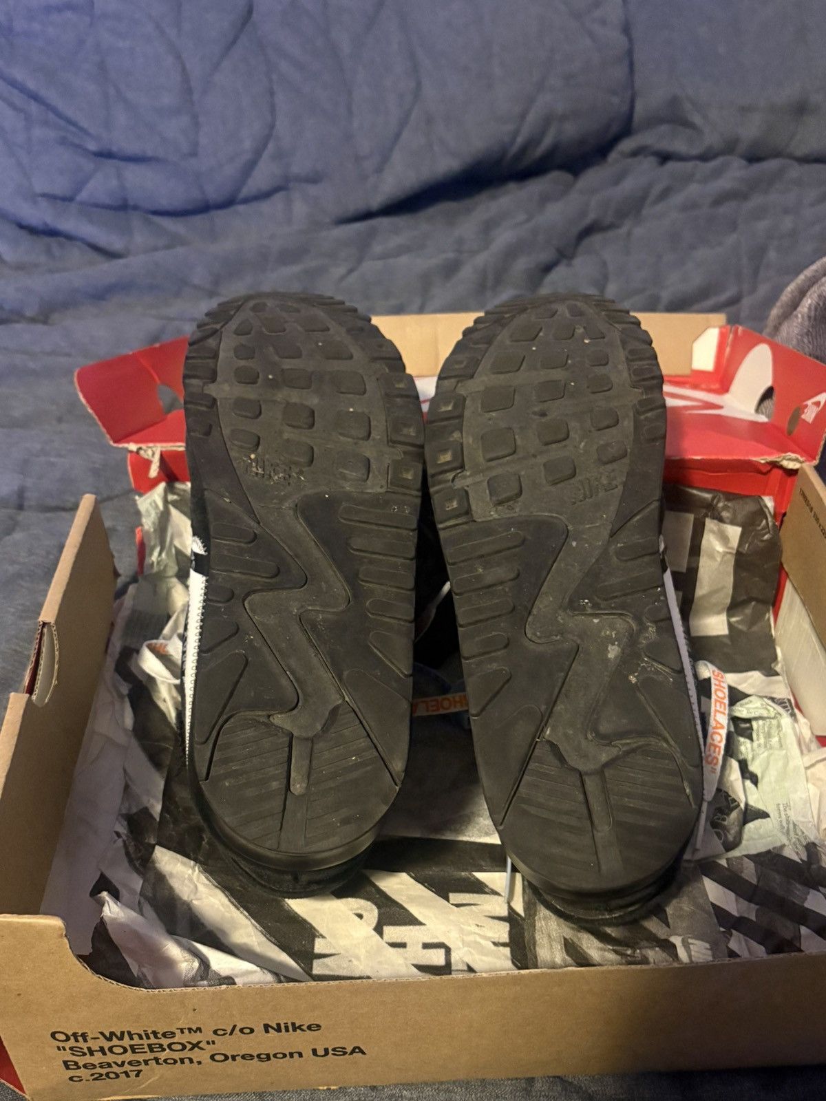 Nike Air max 90 Off White Size US 8 / EU 41 - 4 Thumbnail