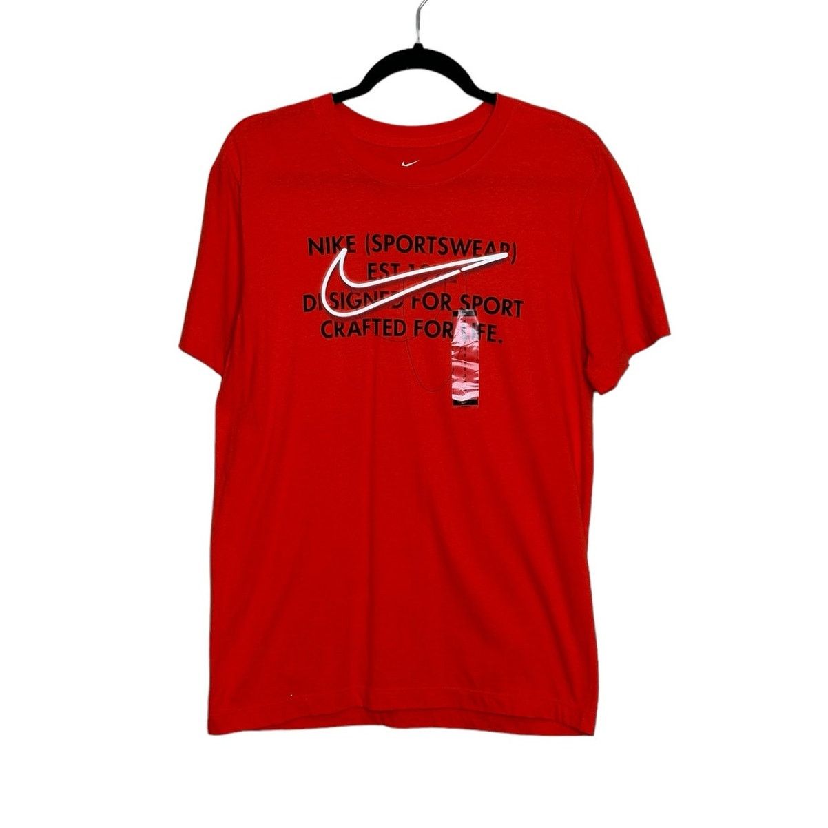 Nike The Nike Tee red short sleeves t shirt size Small Size US S / EU 44-46 / 1 - 6 Thumbnail